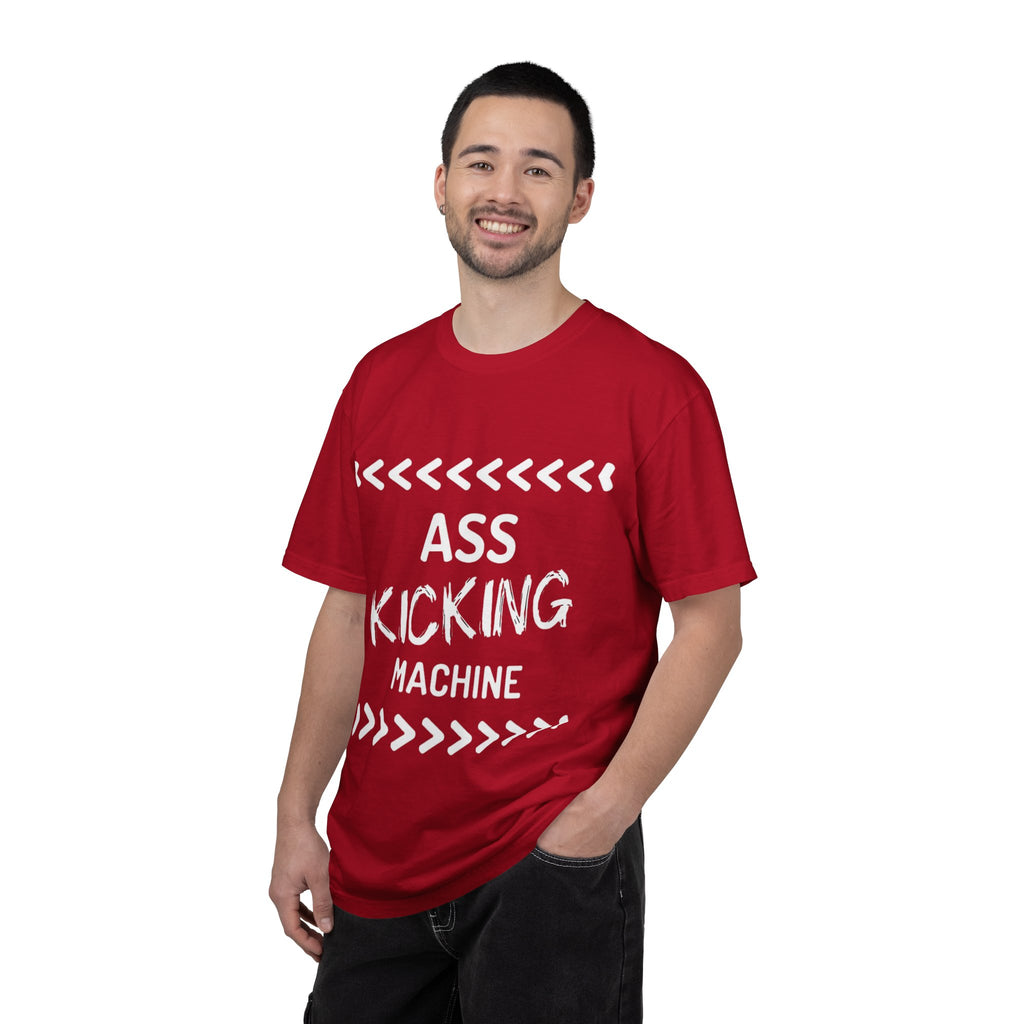Ah kicking machine - Unisex Garment-Dyed T-shirt