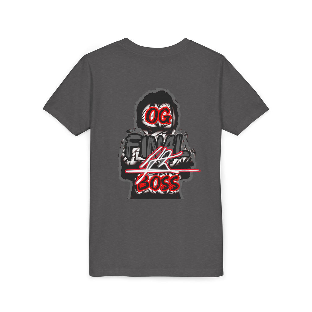 Youth Tee — "OG Final Boss" - Platinum - Graphic Shirt