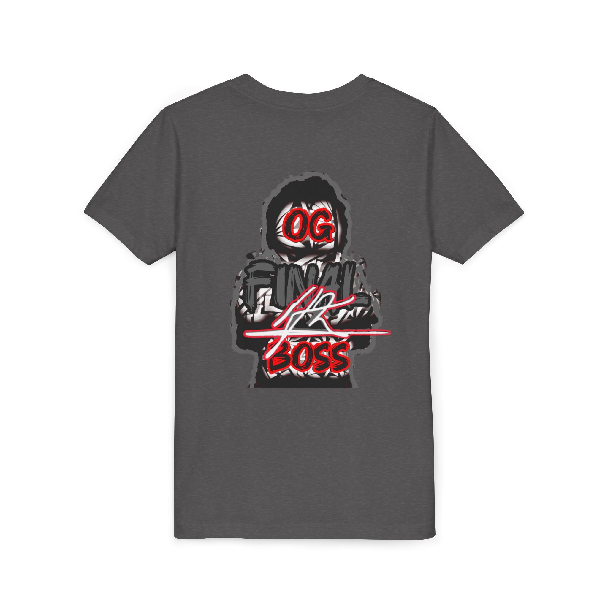 Youth Tee — "OG Final Boss" - Platinum - Graphic Shirt