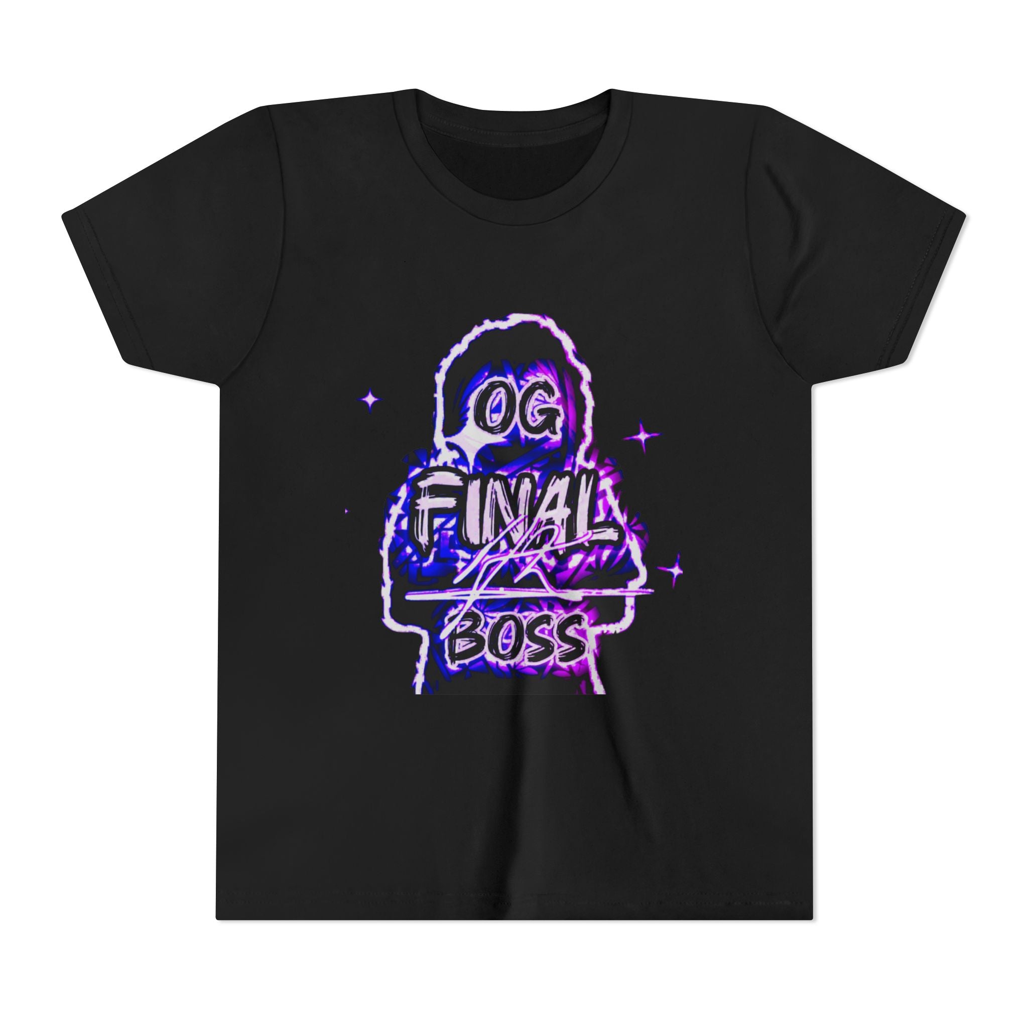 Youth Tee — "OG Final Boss" - Amethyst - Graphic Shirt