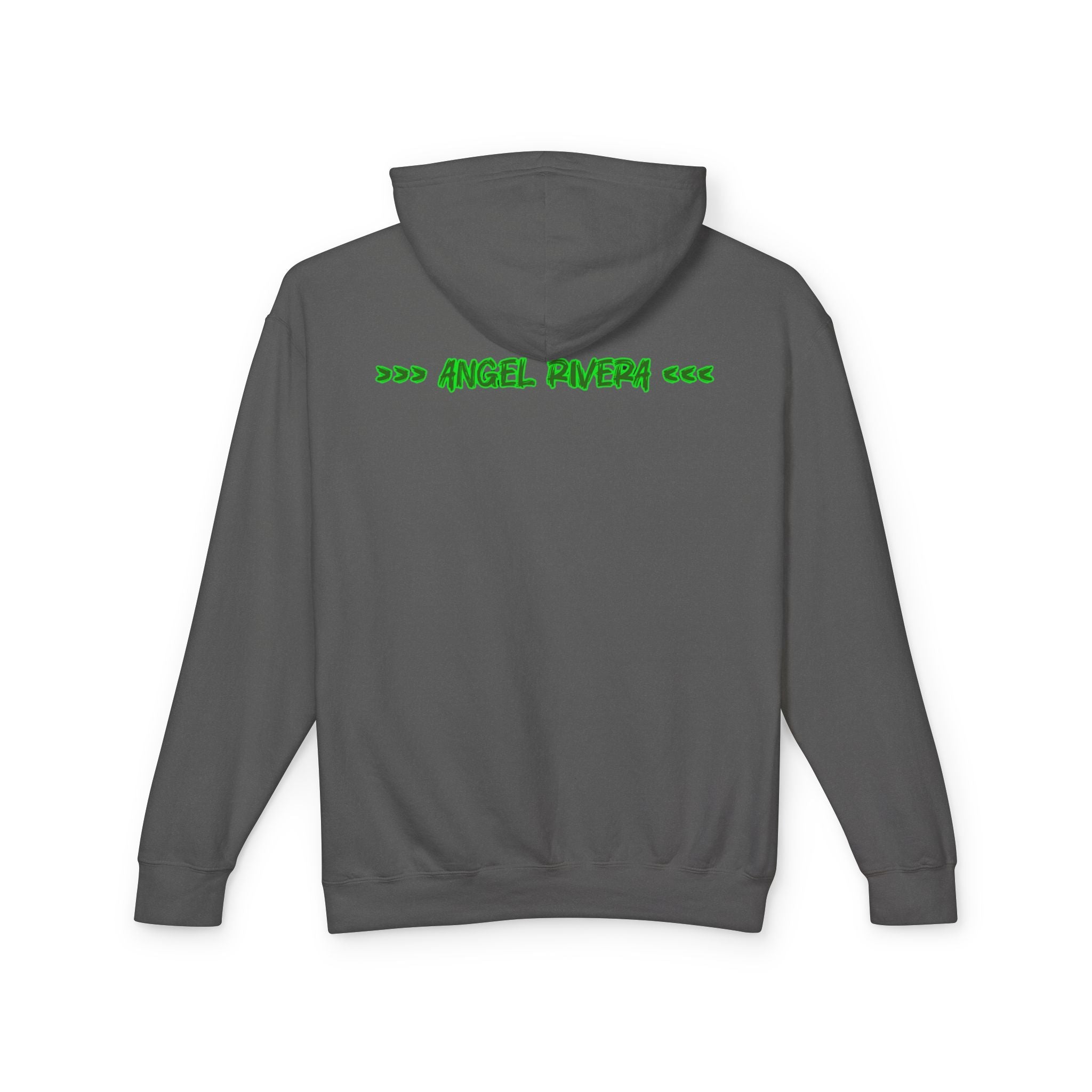 I Trust Nobody Hoodie — Neon Green Broken Heart Graphic Hooded Sweatshirt