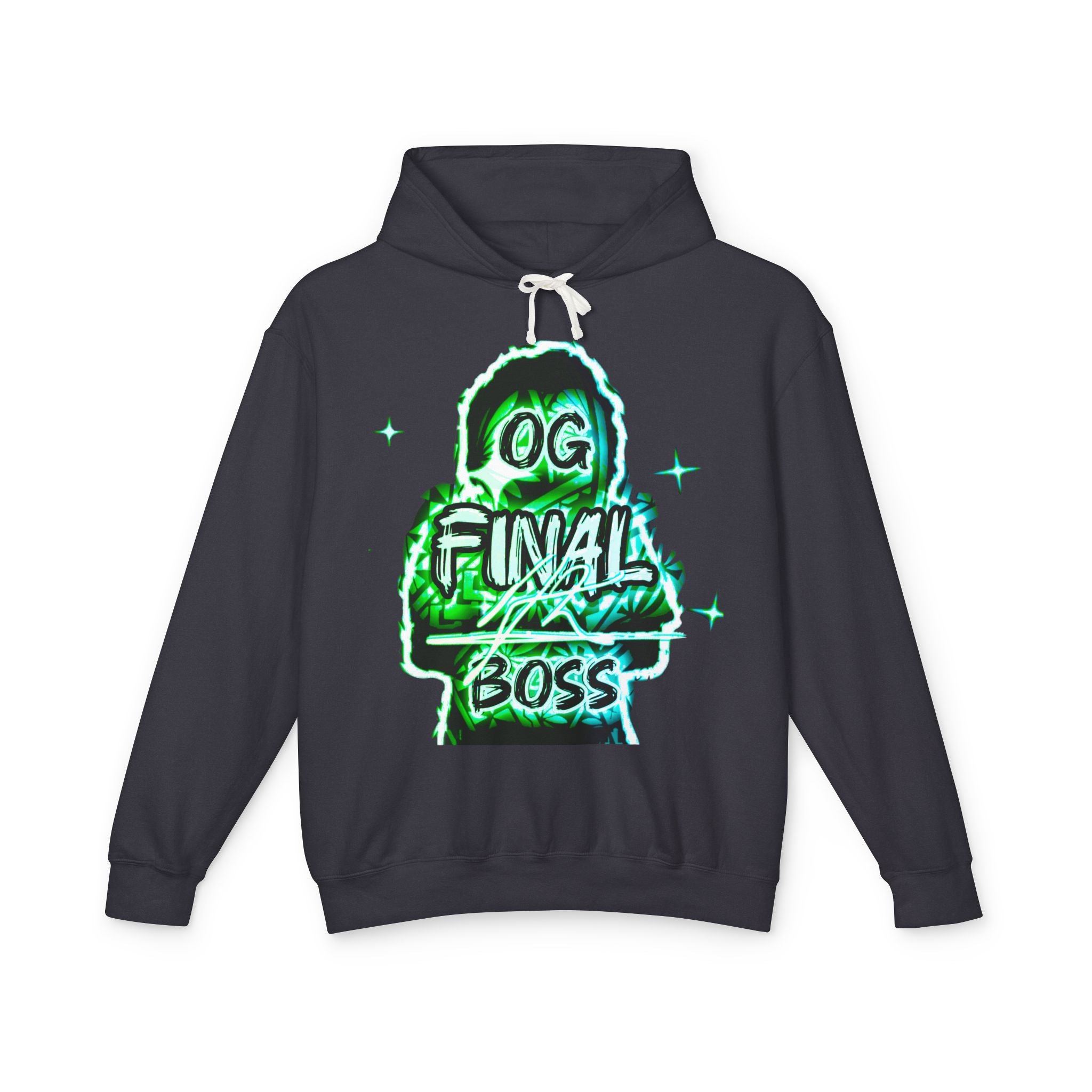 OG Final Boss Hoodie — Emerald Graphic Pullover