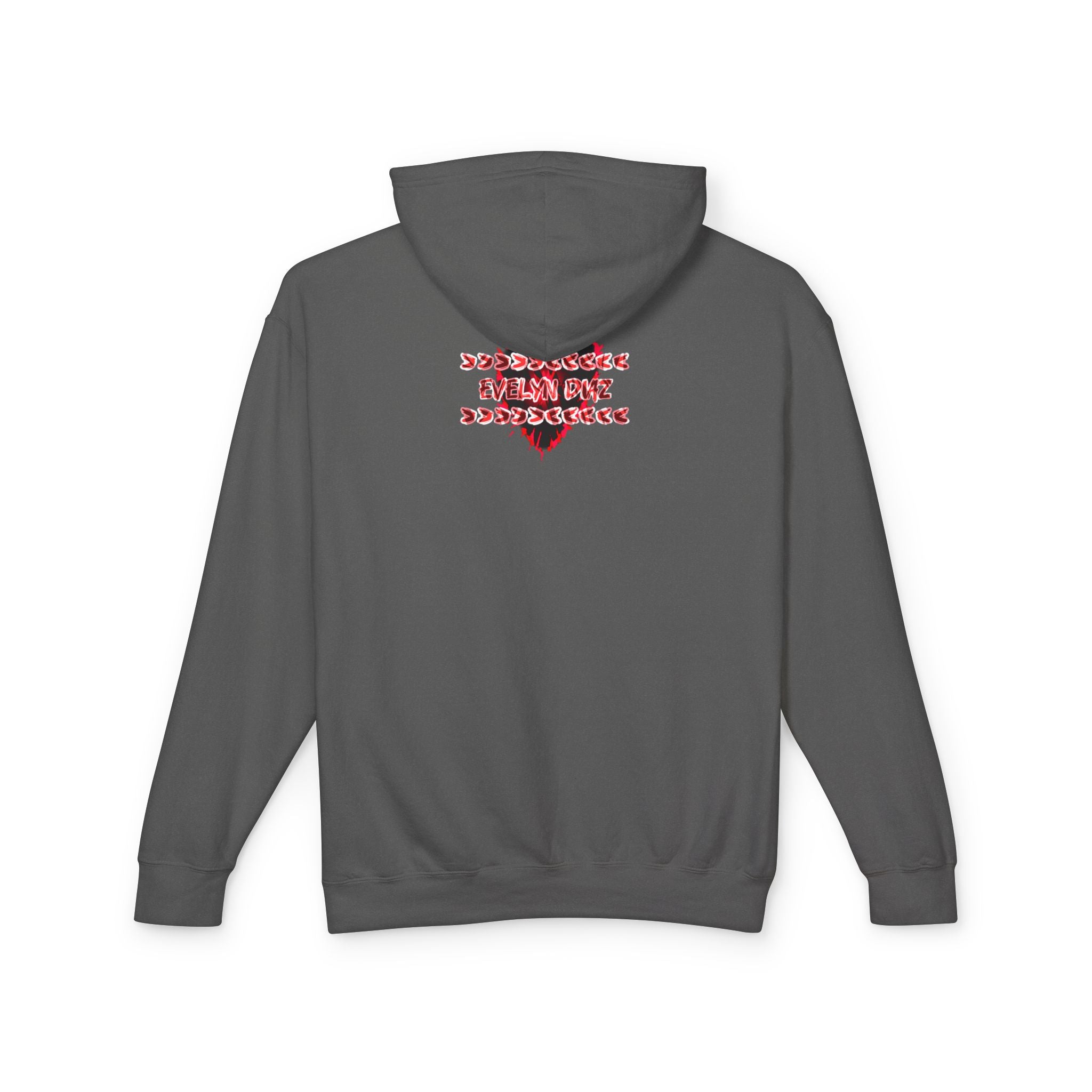 Drama Queen Hoodie — Bold Red Graphic Lightweight Hooded Sweatshirt