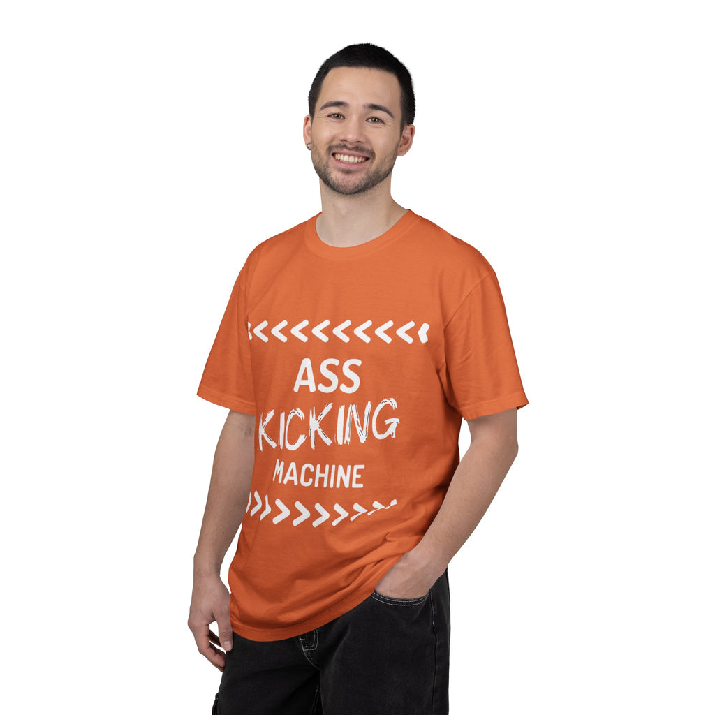 Ah kicking machine - Unisex Garment-Dyed T-shirt