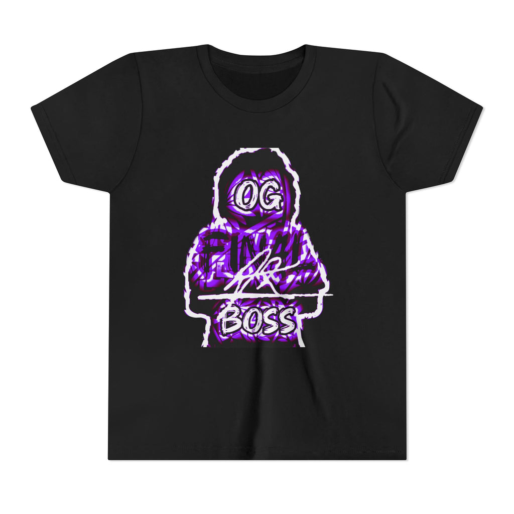 OG Final Boss Youth T‑Shirt — Purple Gamer Hoodie Graphic Tee for Kids