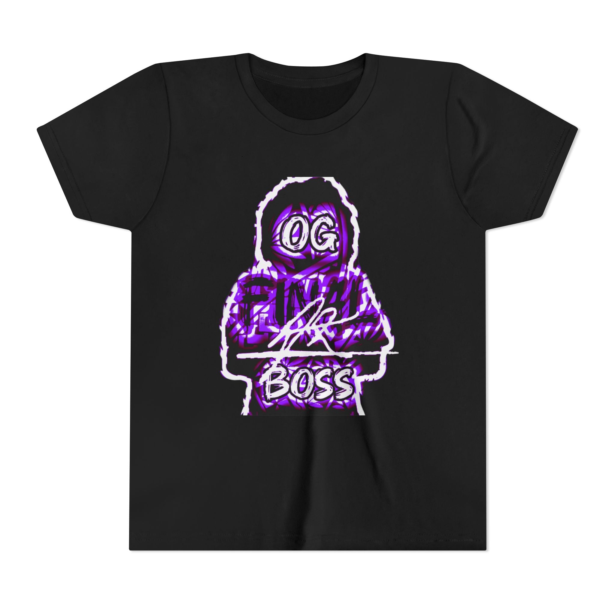OG Final Boss Youth T‑Shirt — Purple Gamer Hoodie Graphic Tee for Kids