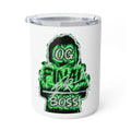 OG Final Boss Insulated Coffee Mug — 10oz Neon Green Hoodie Graphic Travel Mug
