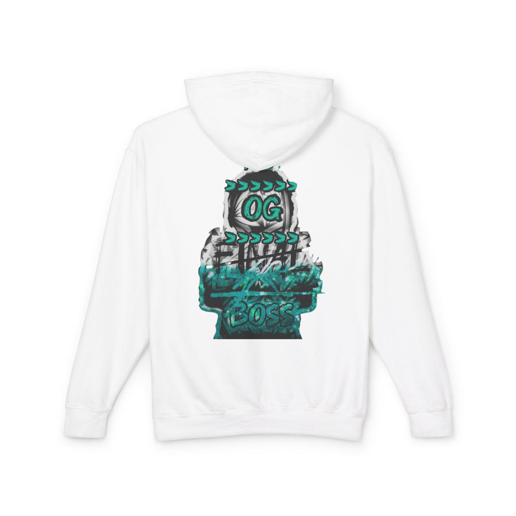 OG Stack Graphic Hoodie — Retro Teal Streetwear Pullover