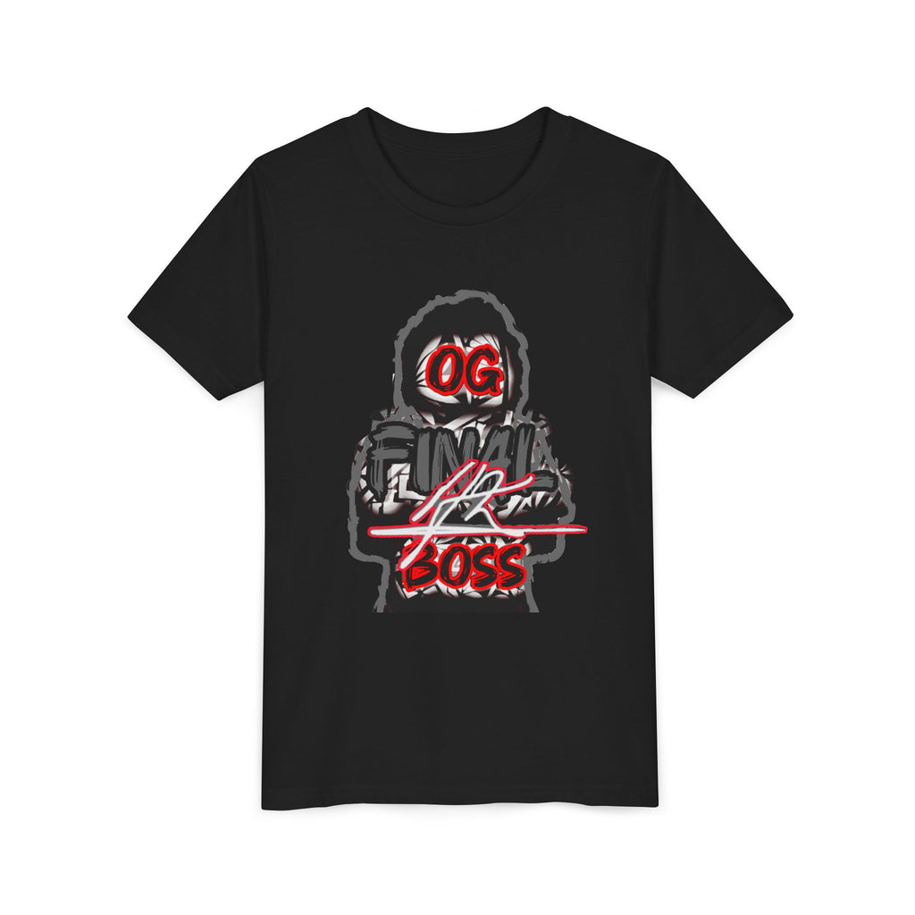 Youth Tee — "OG Final Boss" - Platinum - Graphic Shirt