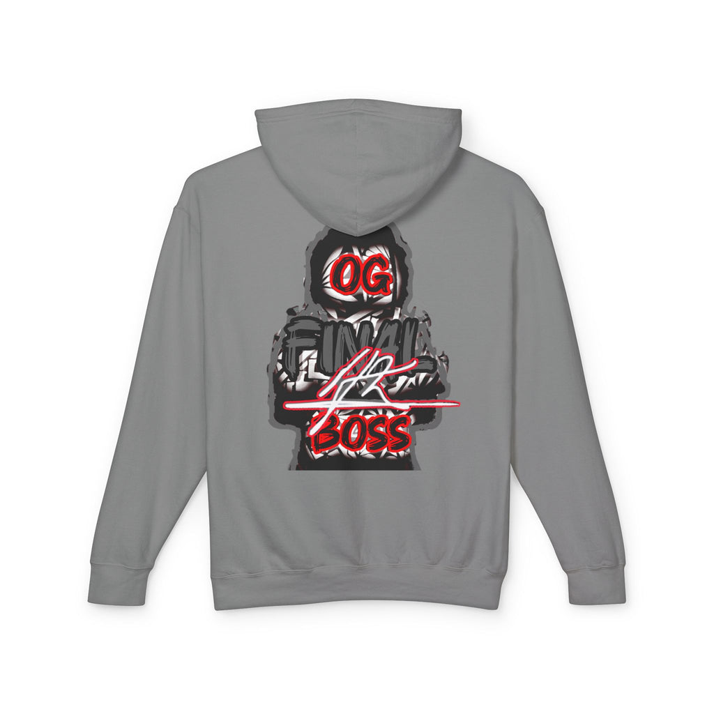OG Final Boss Hoodie — Platinum graphic Pullover