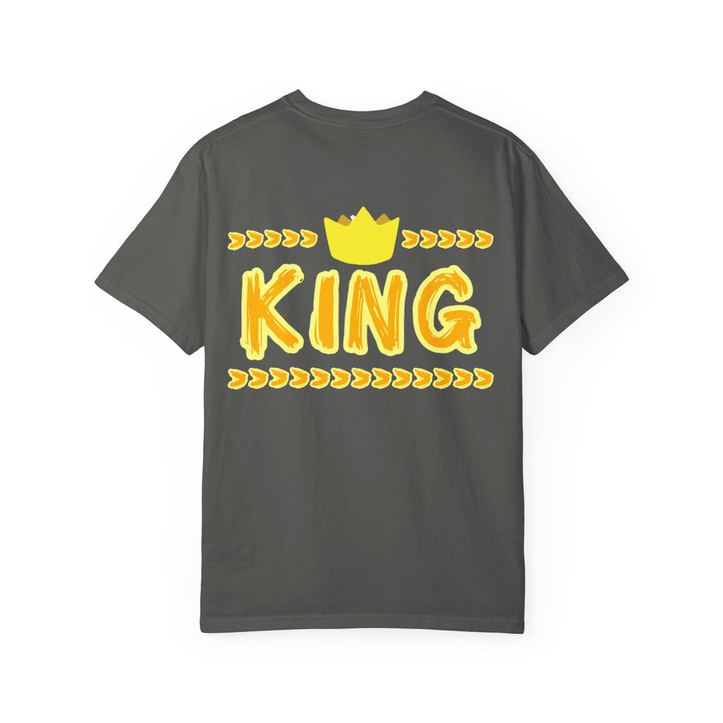 King graphic Yellow - Unisex Garment-Dyed T-shirt