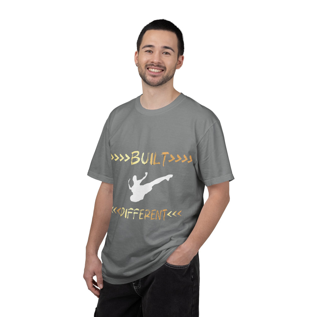 Built Different Martial Arts T-Shirt — Karate Kick Graphic Tee