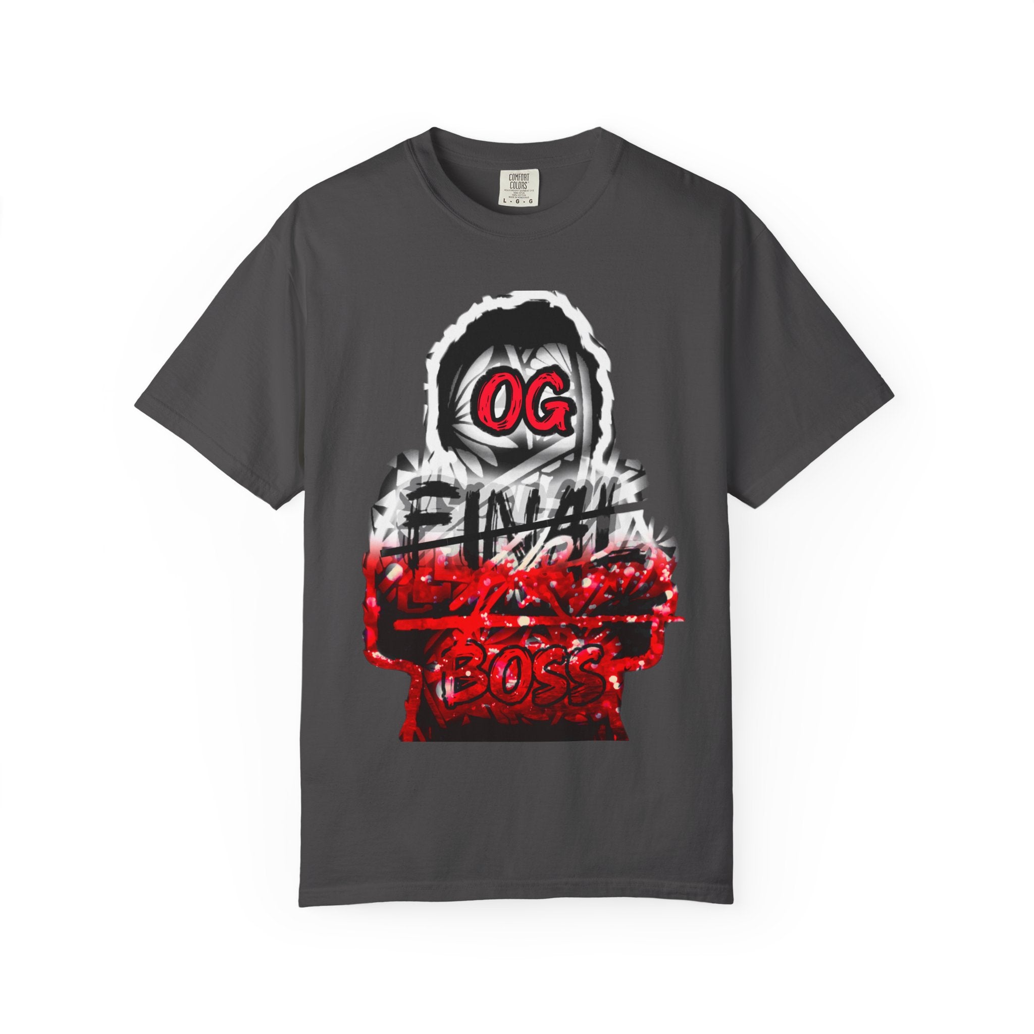 OG F Boss Unisex Garment-Dyed T-shirt