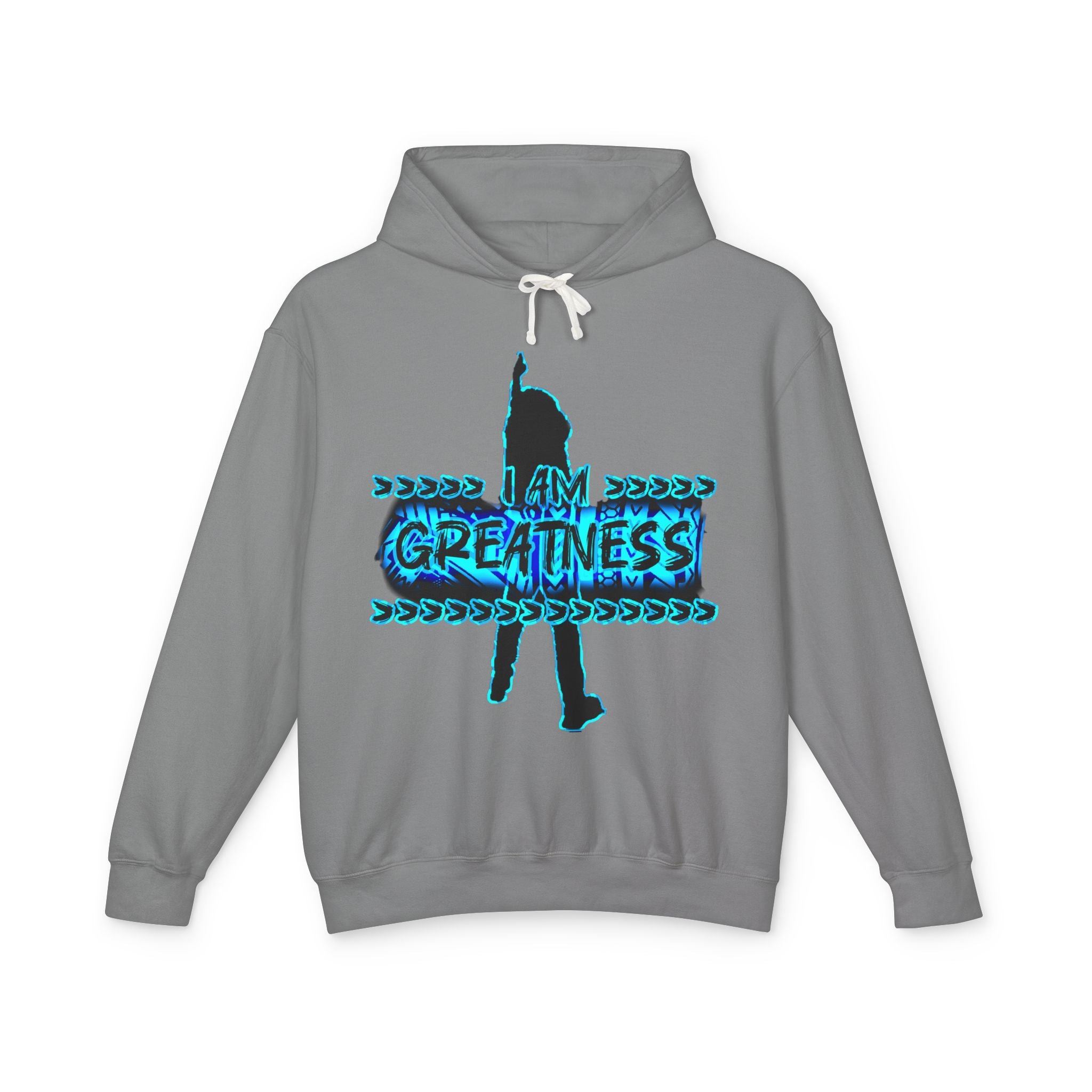 I Am Greatness Hoodie — Inspirational Musician Silhouette Pullover