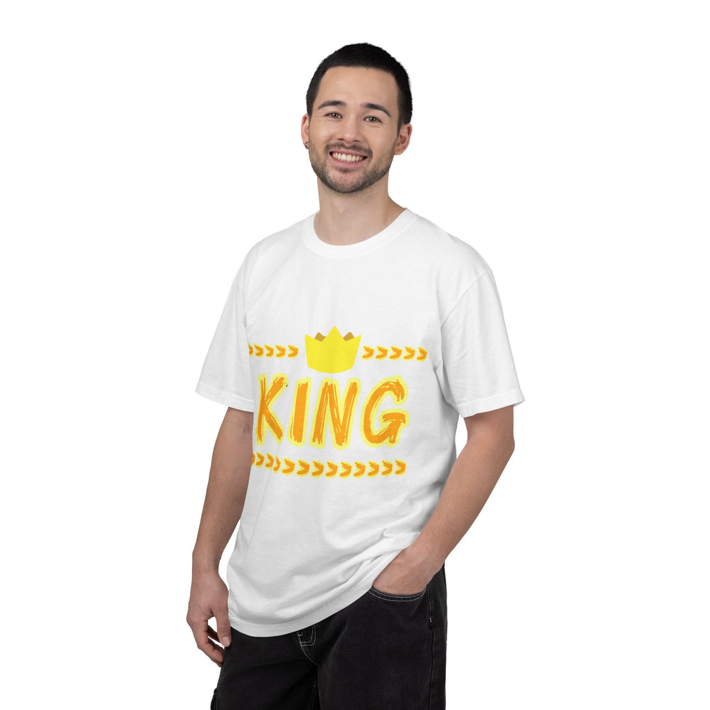 King graphic Yellow - Unisex Garment-Dyed T-shirt