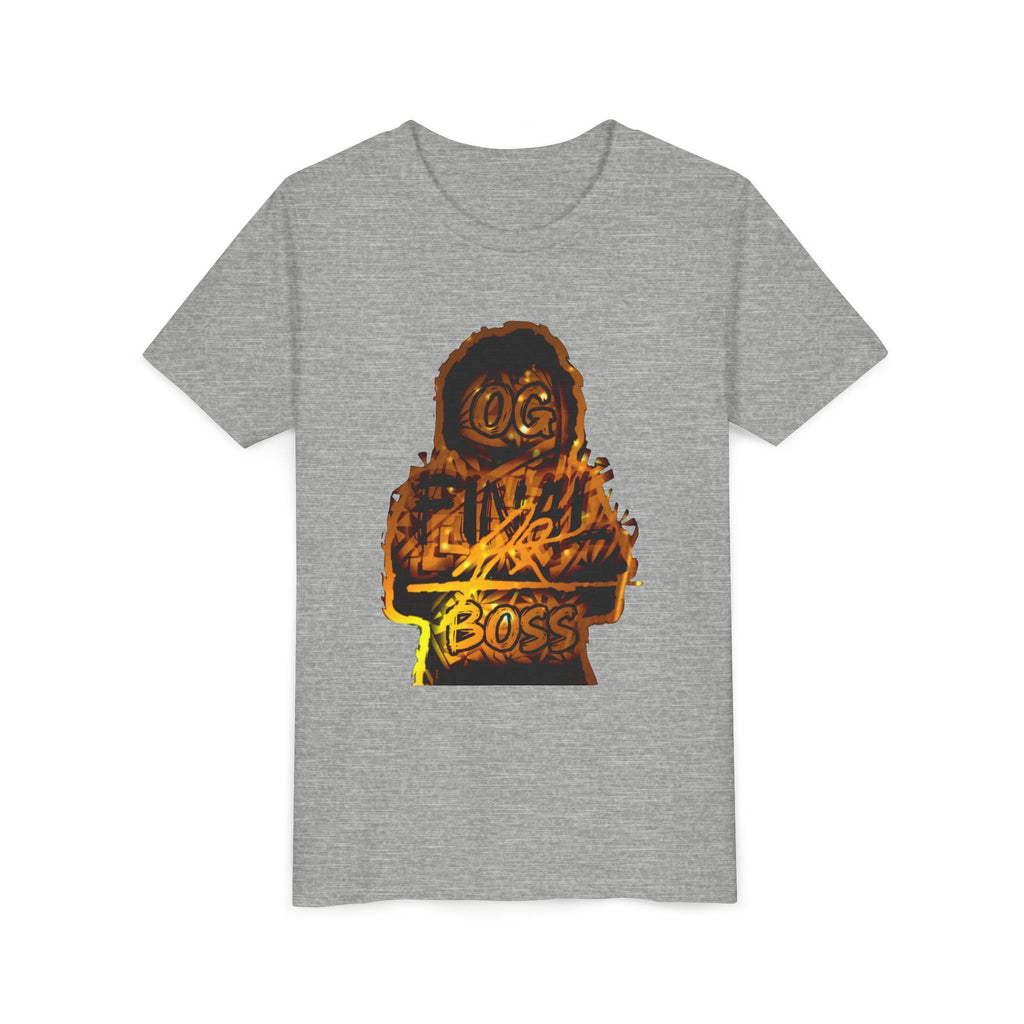 Youth Tee — "OG Final Boss" - Golden - Graphic Shirt