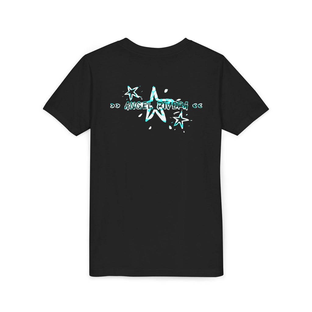 Youth Tee — "OG Final Boss" Graphic Shirt with Cyan Star Nameback