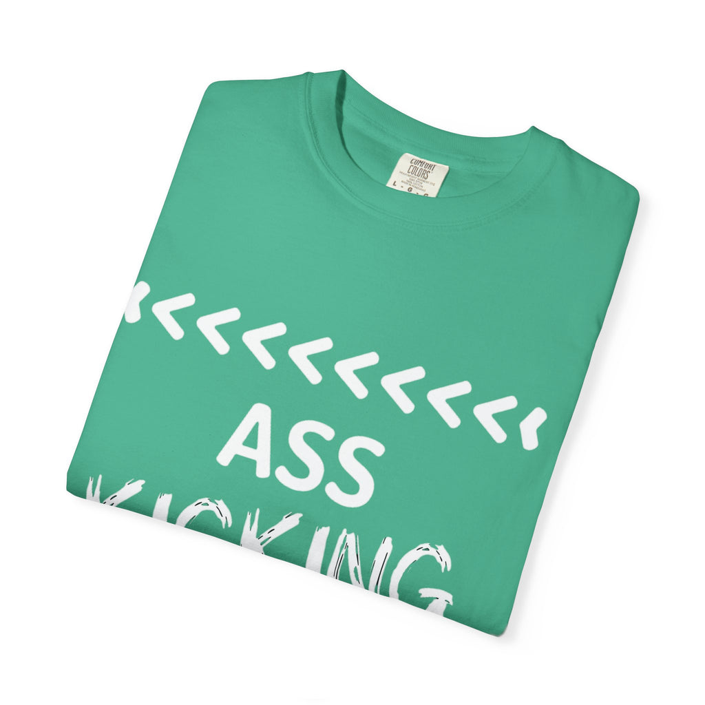 Ah kicking machine - Unisex Garment-Dyed T-shirt