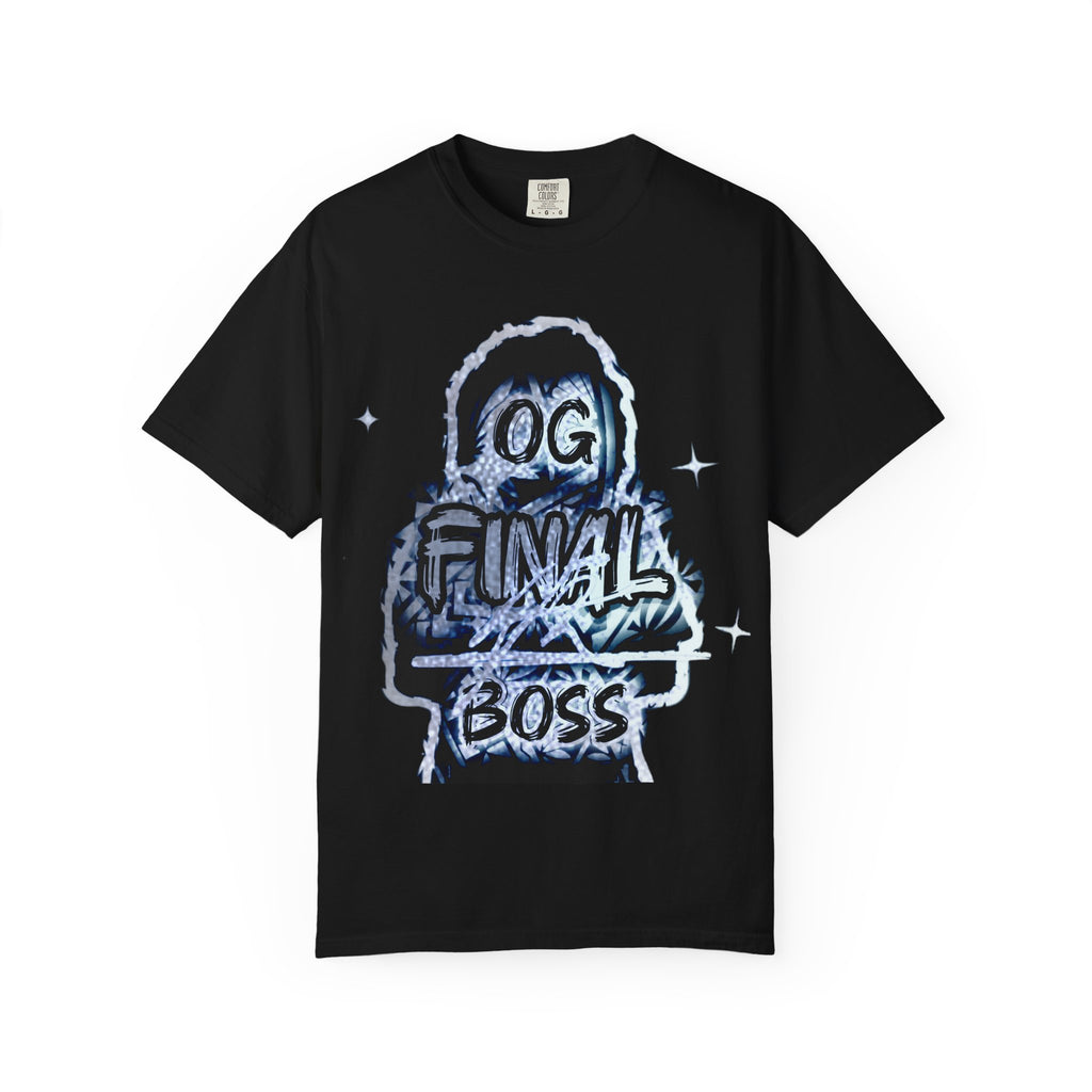 OG Final Boss T-shirt — Silver Graphic Pullover