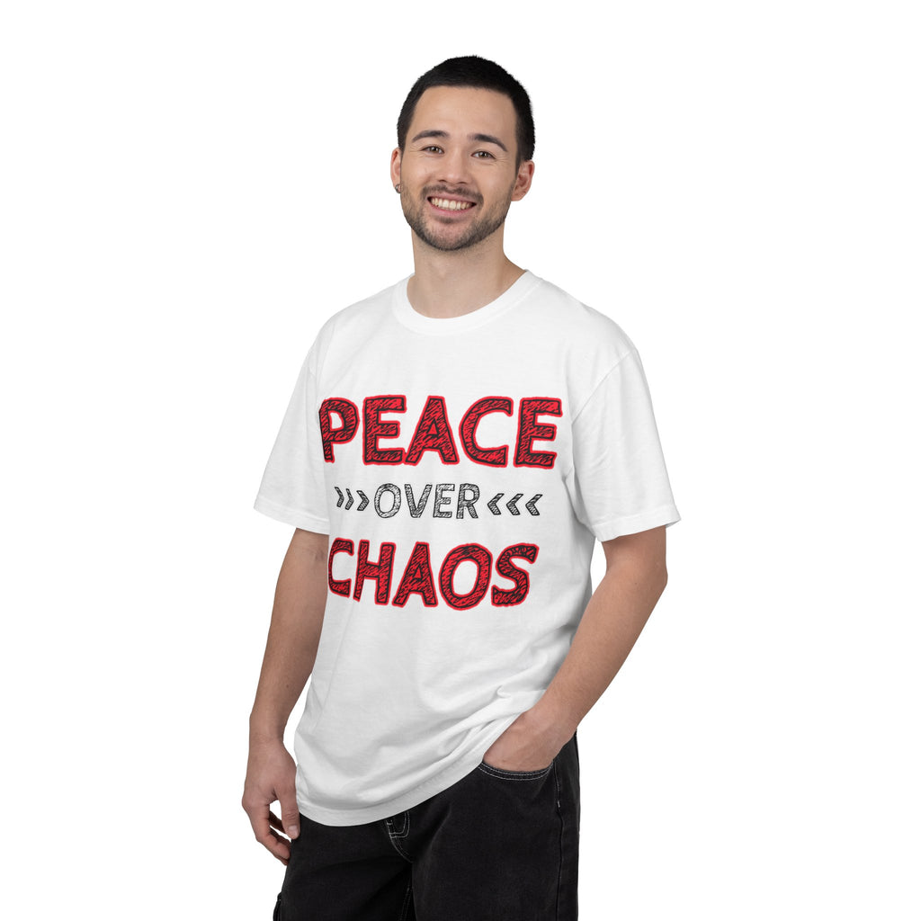Peace Over Chaos T-Shirt — Graphic Message Tee