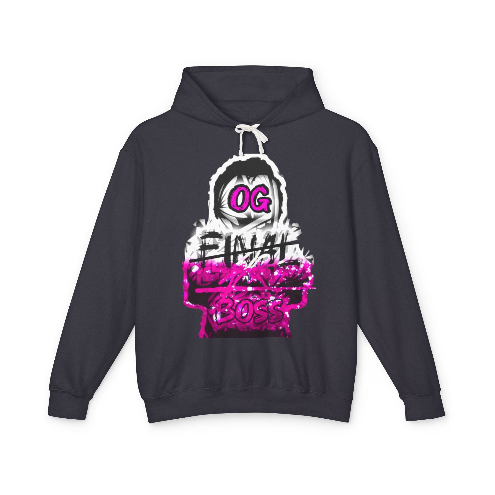 OG Final Boss Graphic Hoodie — Retro Neon Gamer Streetwear