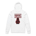 #ANDSTILL Graphic Hooded Long Sleeve Tee — Retro Silhouette Streetwear