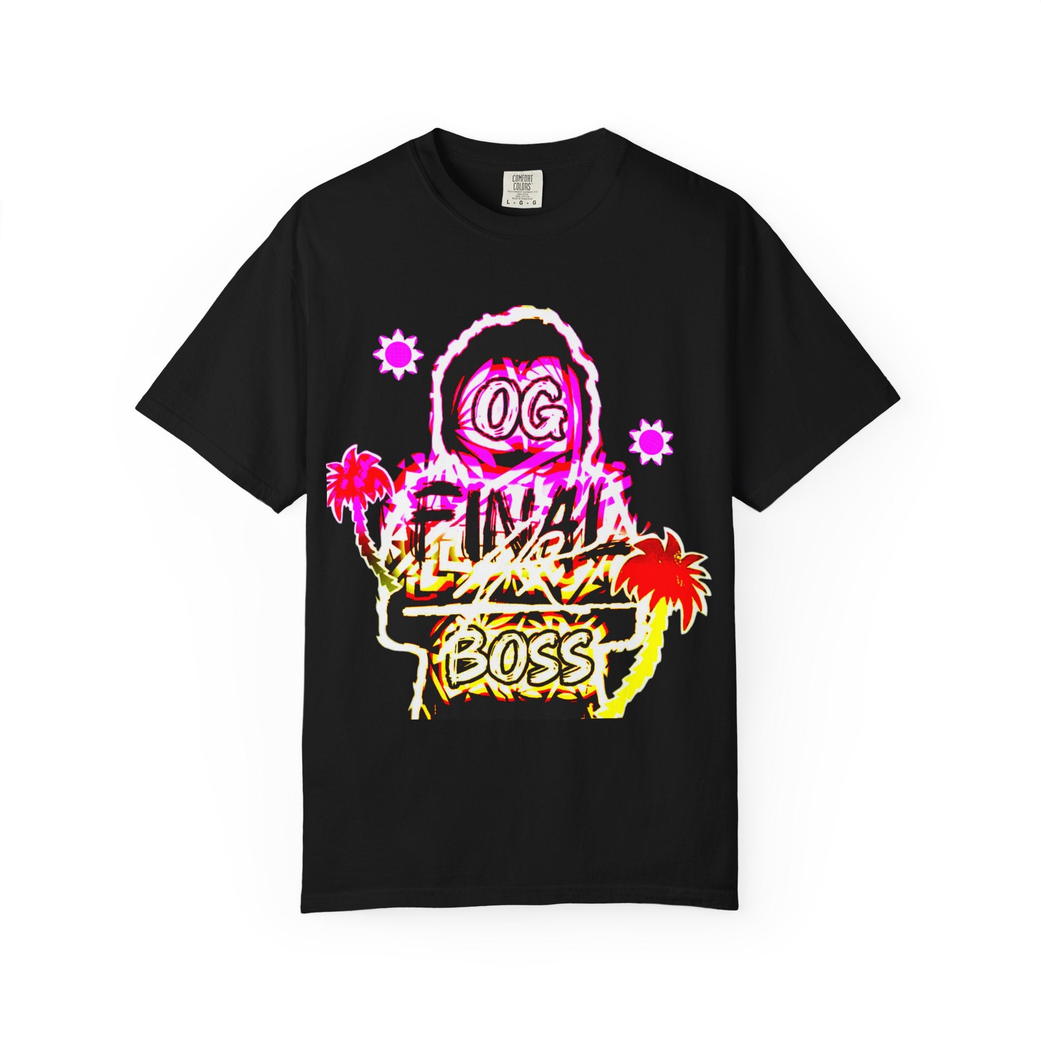 OG Final Boss Graphic T-Shirt —  Beach Palm Tee/Summer Edition T-shirt
