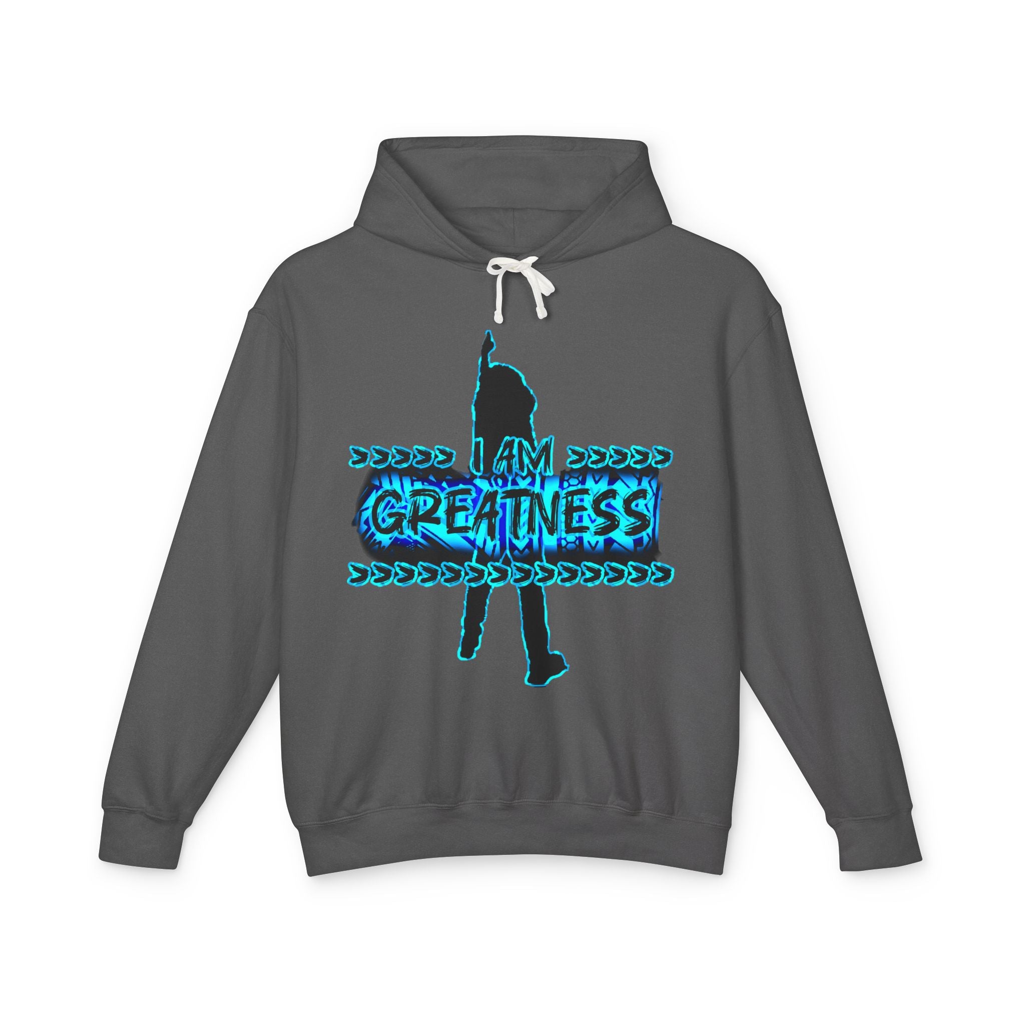 I Am Greatness Hoodie — Inspirational Musician Silhouette Pullover