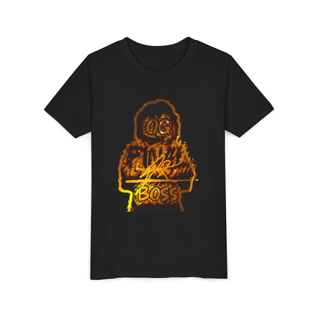 Youth Tee — "OG Final Boss" - Golden - Graphic Shirt