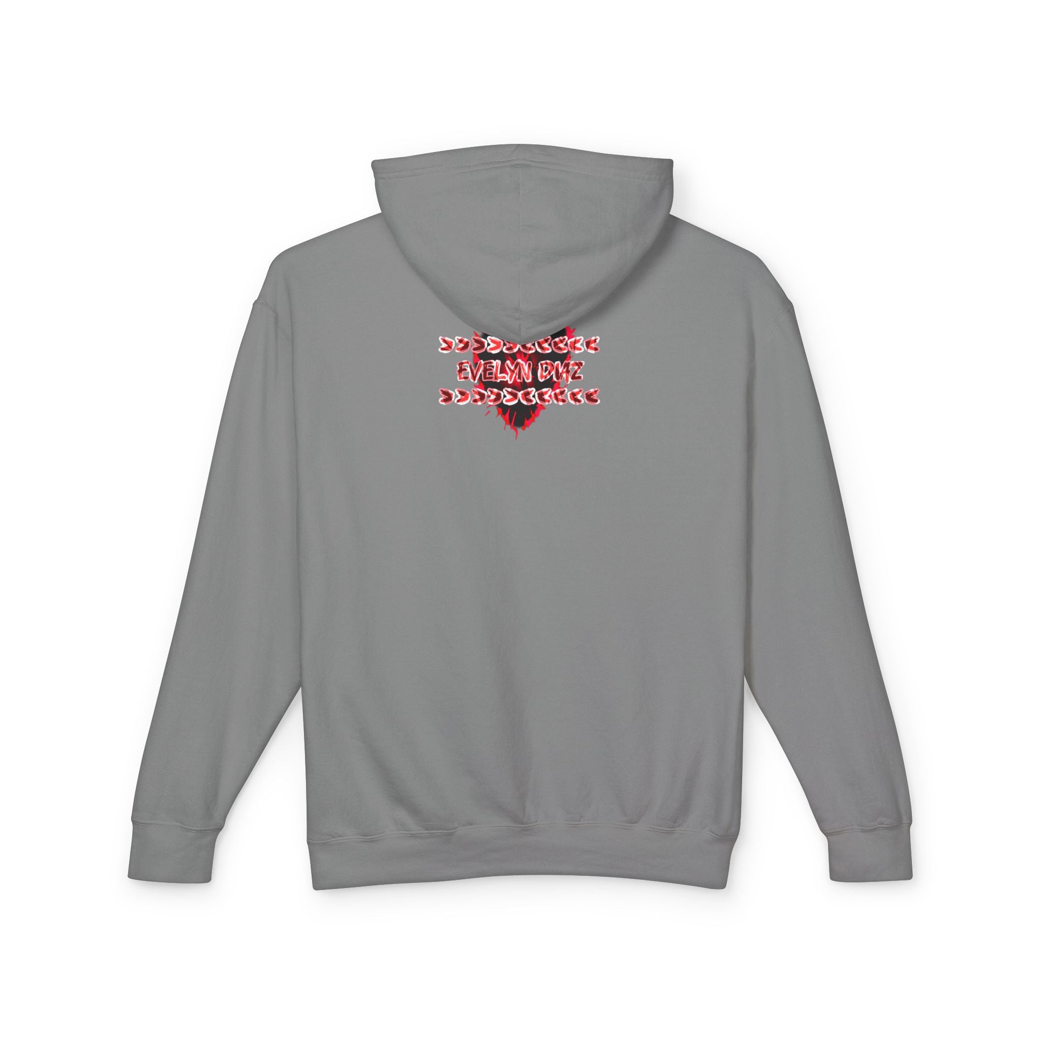 Drama Queen Hoodie — Bold Red Graphic Lightweight Hooded Sweatshirt