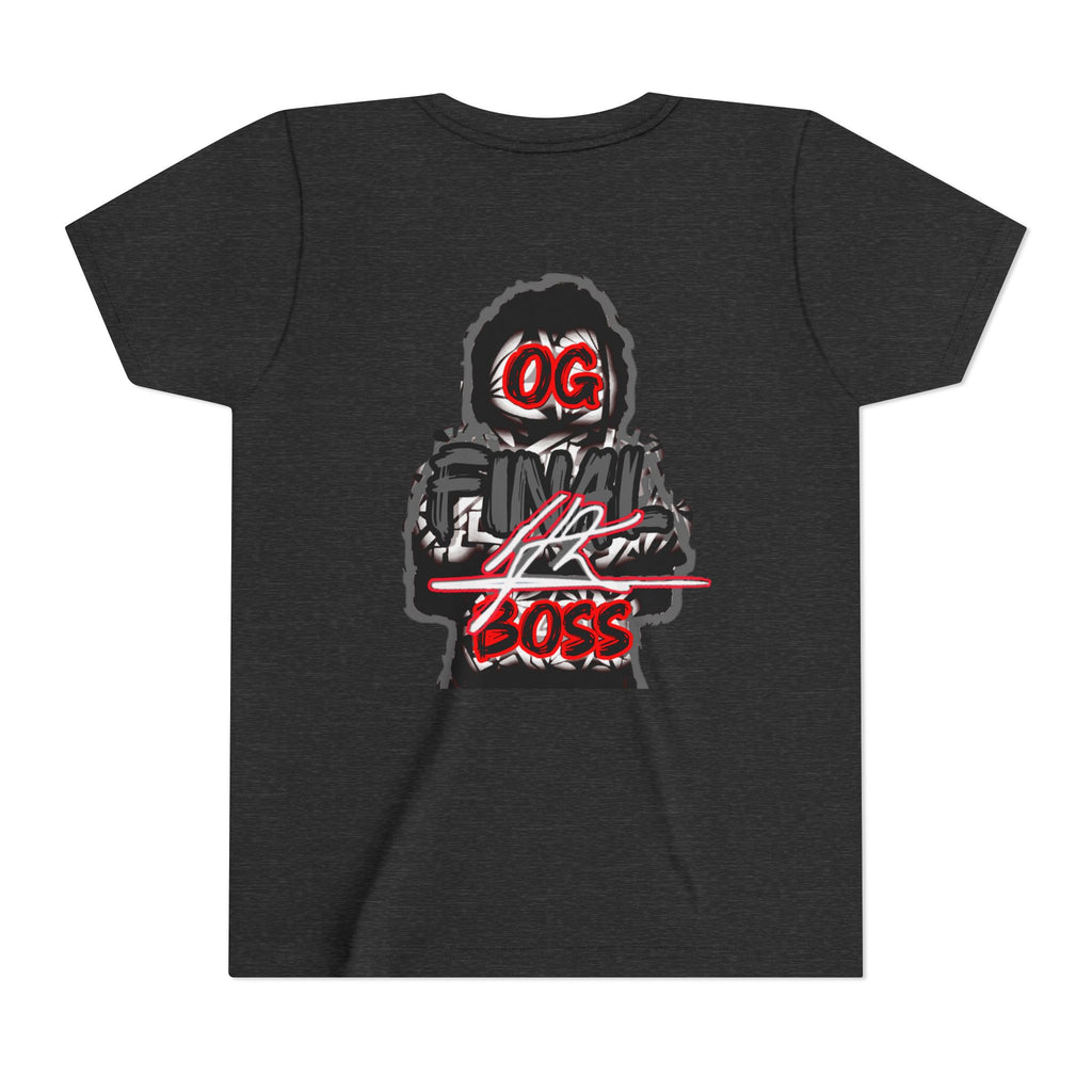 Youth Tee — "OG Final Boss" - Platinum - Graphic Shirt