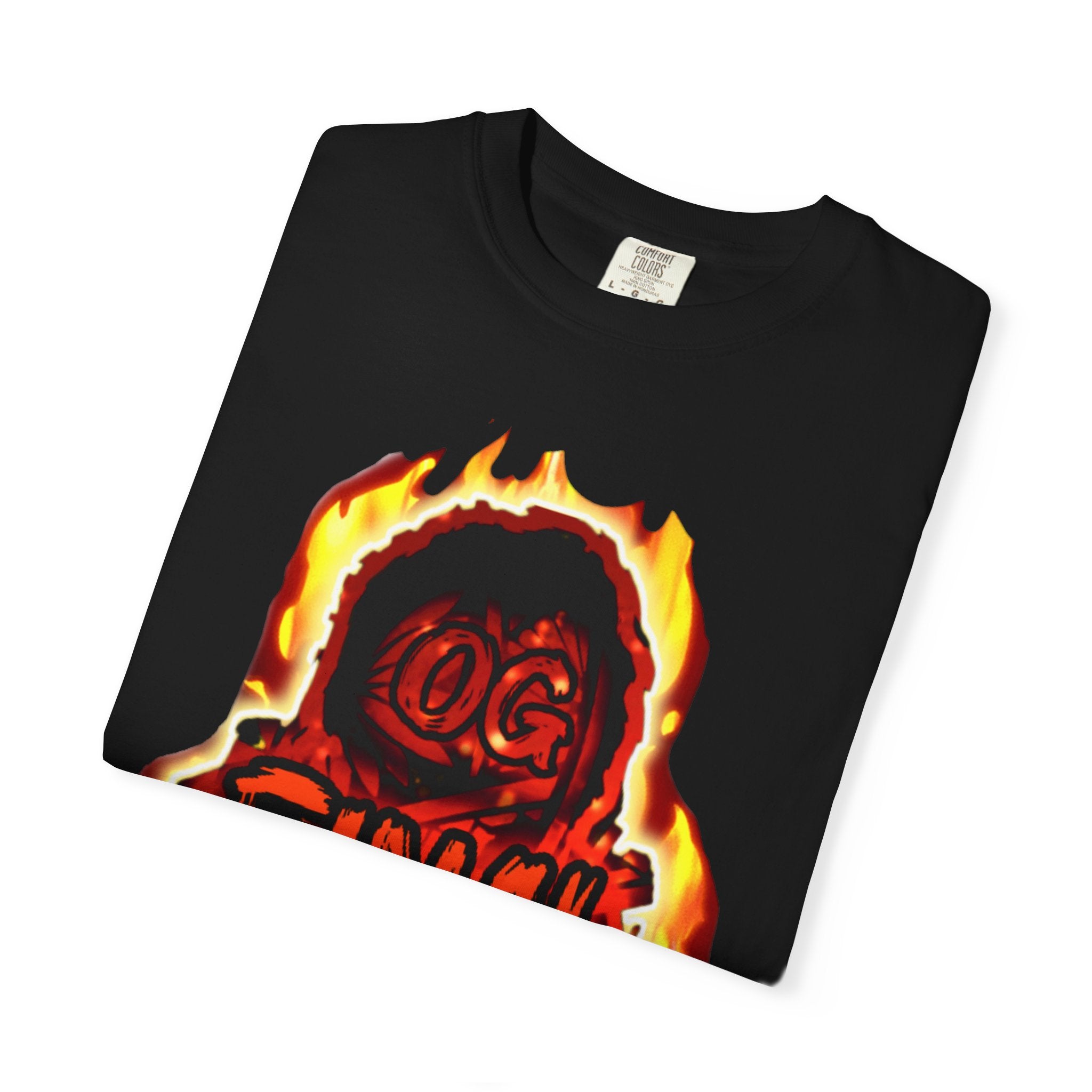 OG Final Boss T-shirt — Flame Orange - Graphic designer Streetwear