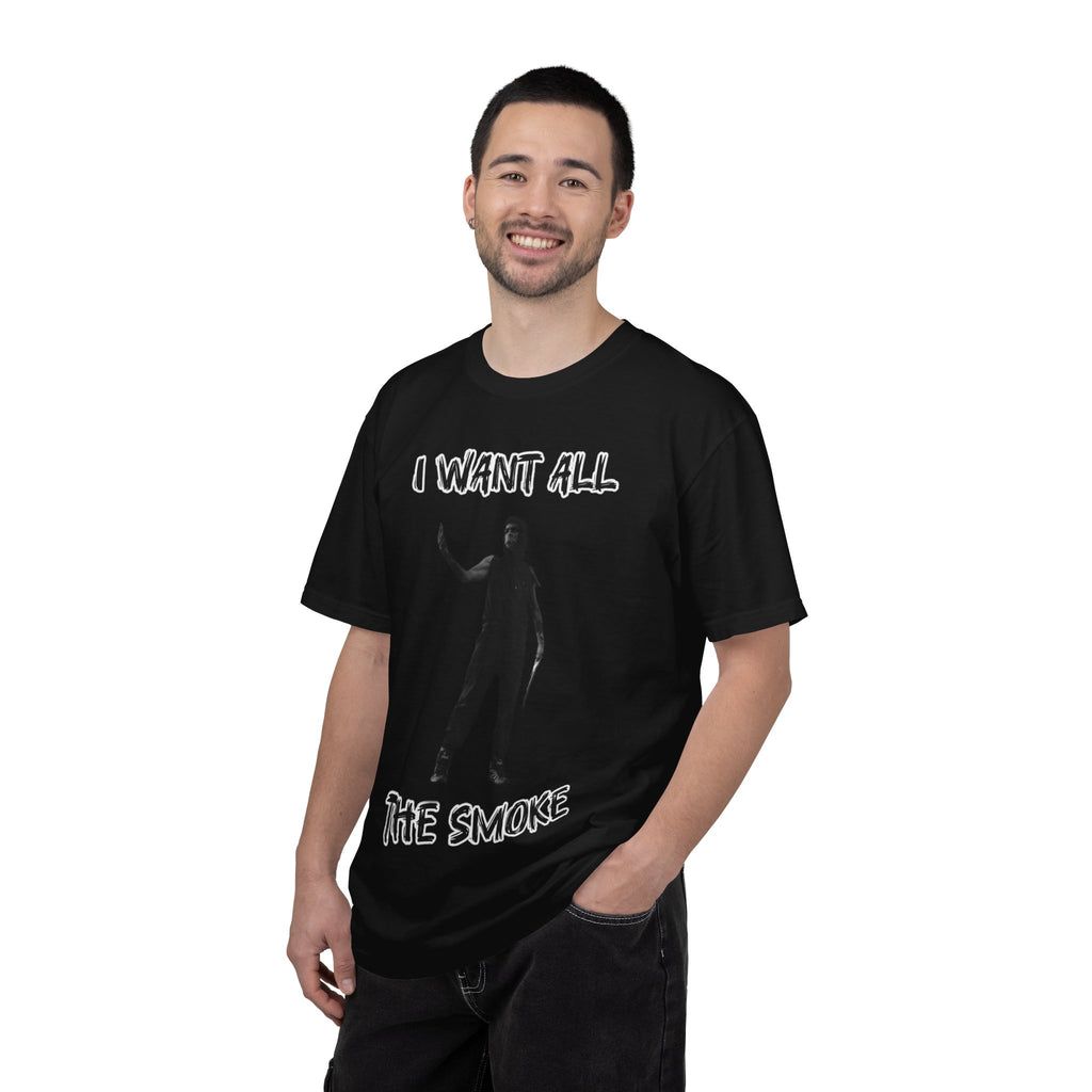 I Want All The Smoke T-Shirt — Fighter Silhouette Combat Tee