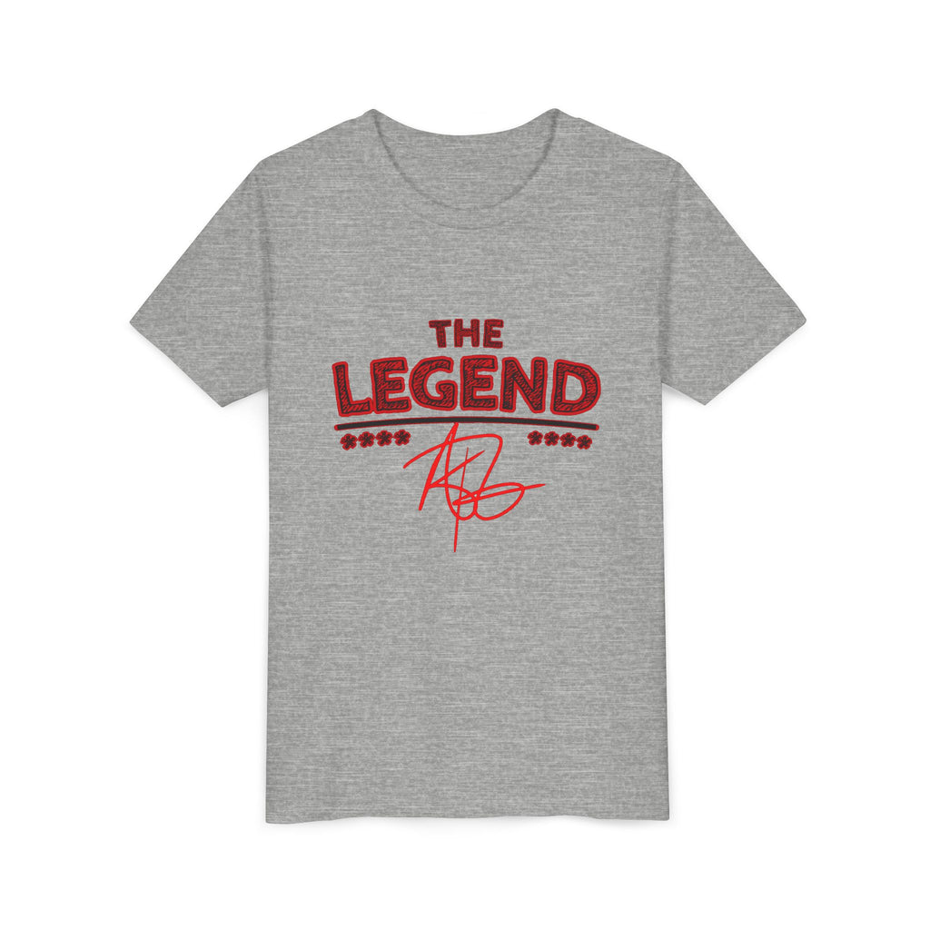 Youth Tee “The Legend” Graphic Shirt with Signature & Star Back Print
