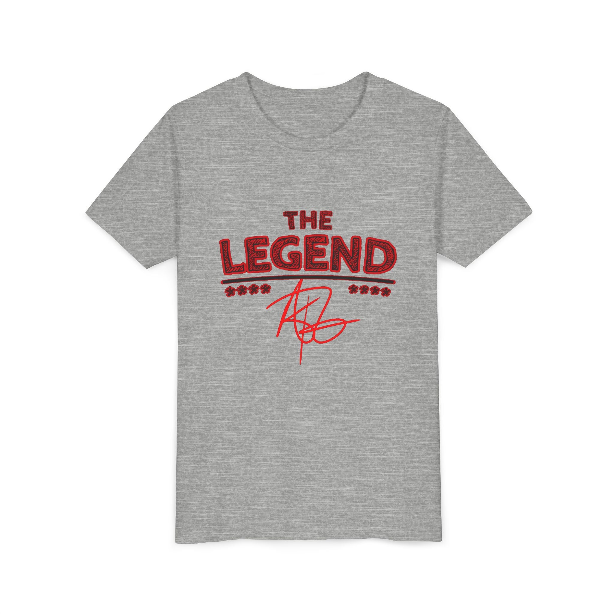 Youth Tee “The Legend” Graphic Shirt with Signature & Star Back Print
