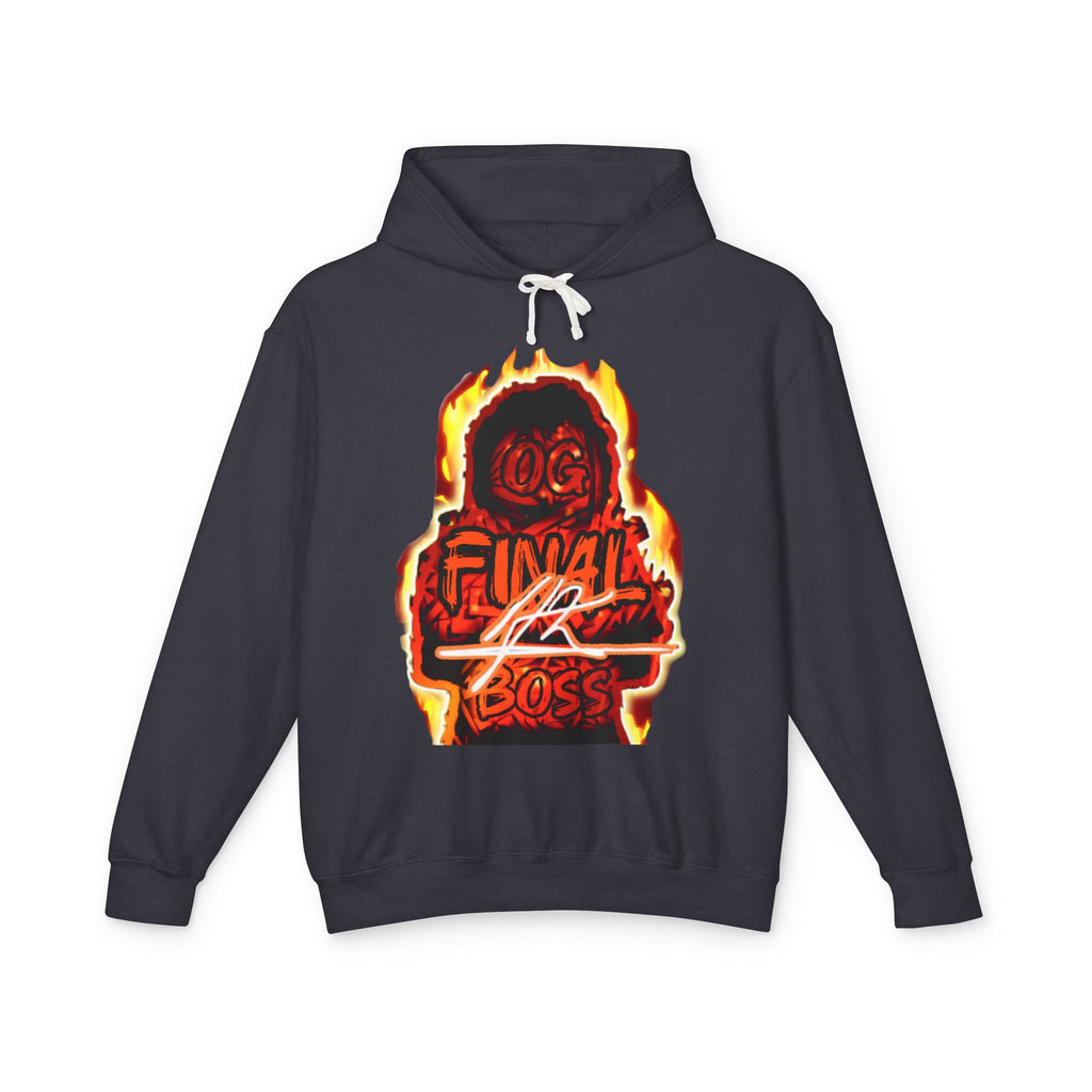 OG Final Boss Hoodie — Flame Orange - graphic Pullover