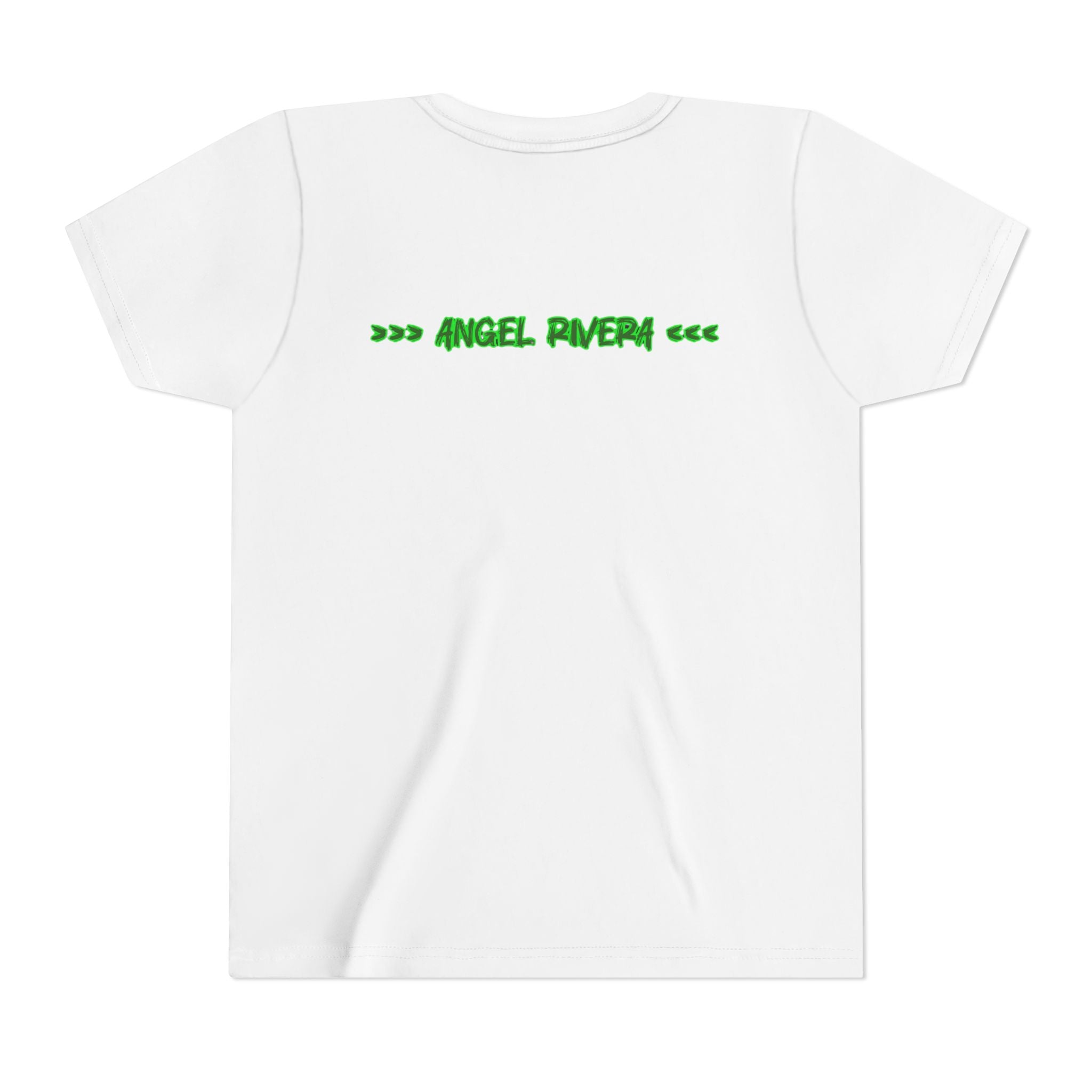Youth Tee - 'I Trust Nobody' Neon Green Broken Heart Graphic