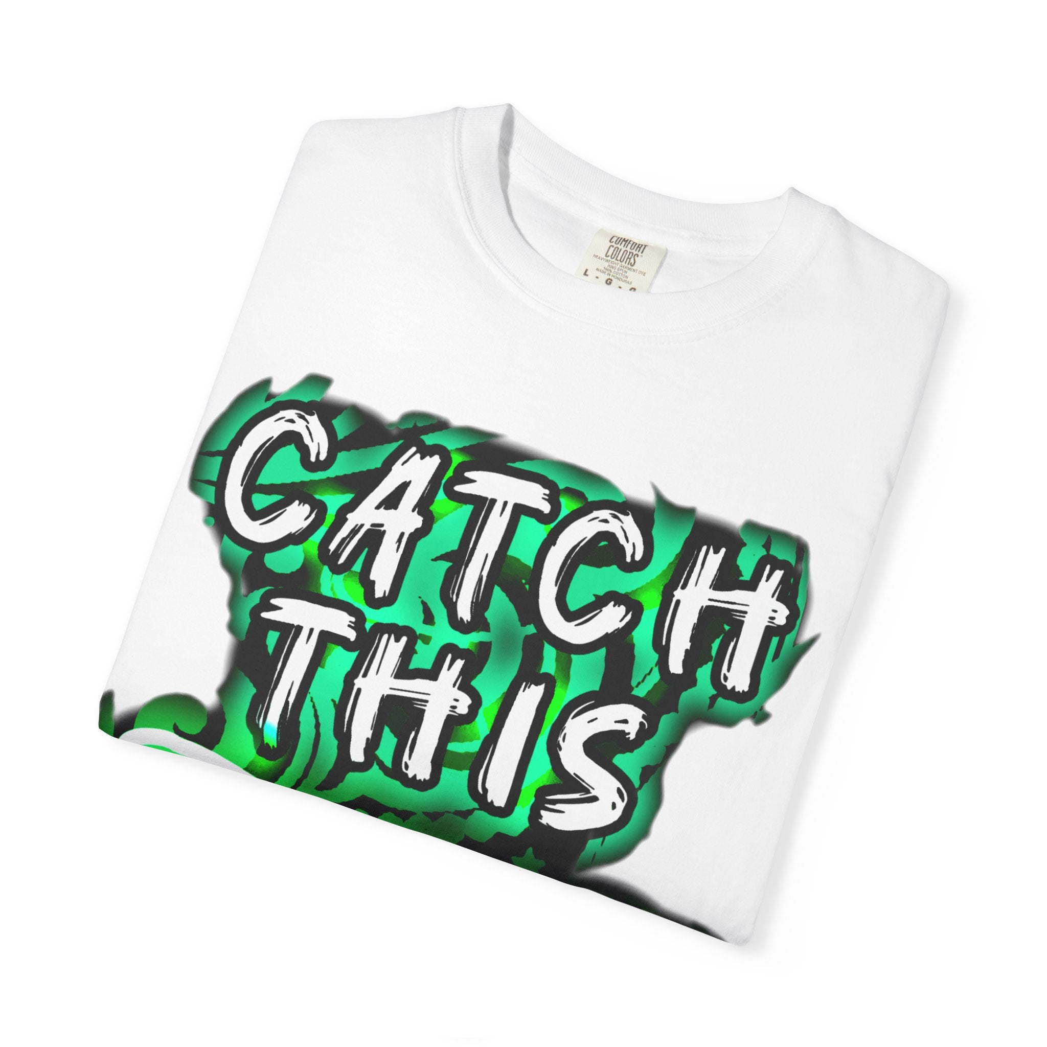 Catch This Fade Unisex Garment-Dyed T-Shirt, Trendy Graphic Tee, Casual Wear, Gift for Friends, Streetwear Style, Unique Fashion Statement