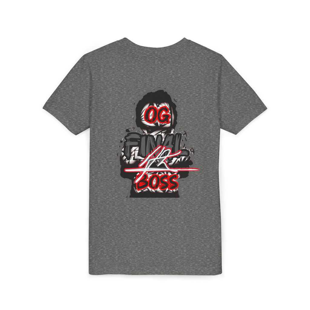 Youth Tee — "OG Final Boss" - Platinum - Graphic Shirt