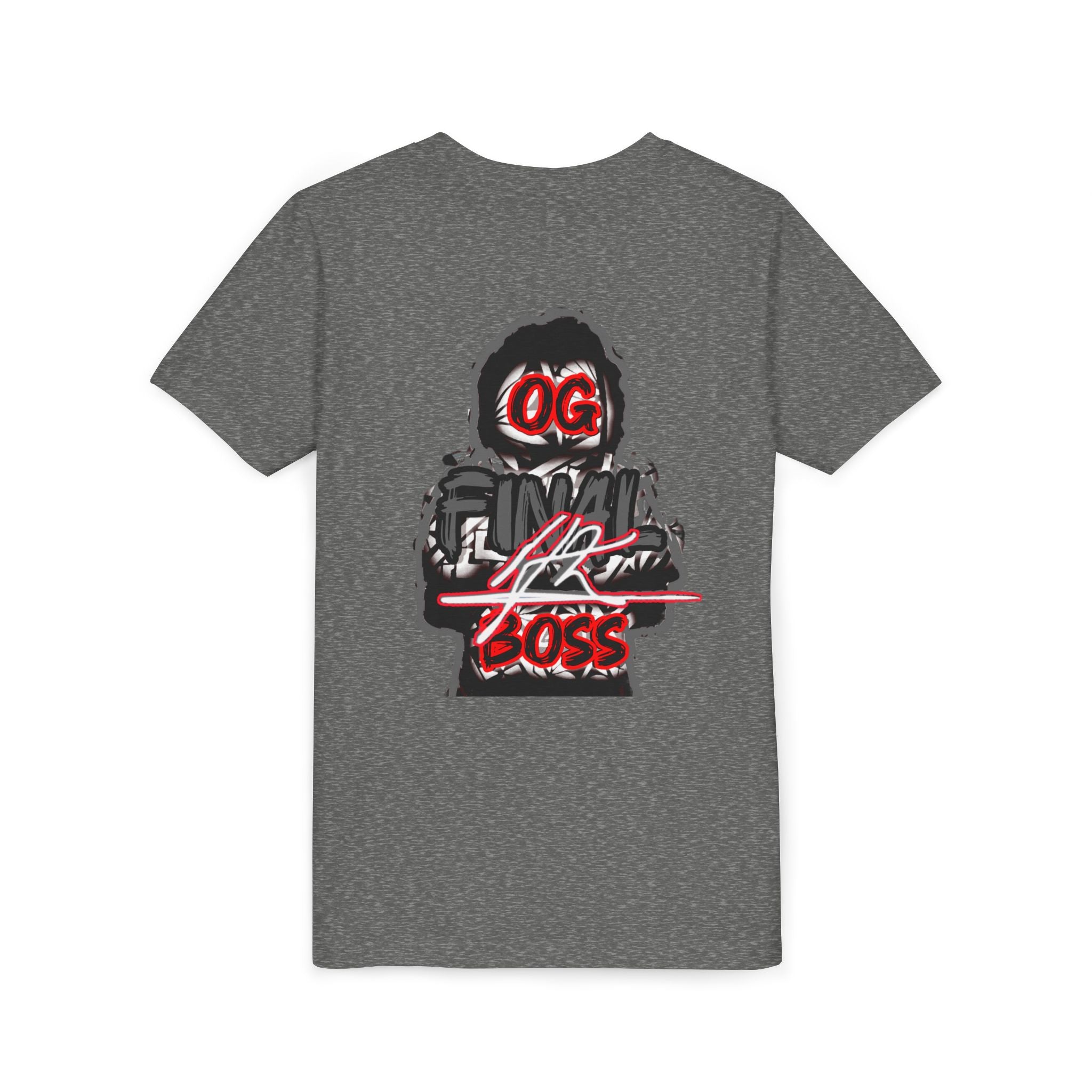 Youth Tee — "OG Final Boss" - Platinum - Graphic Shirt