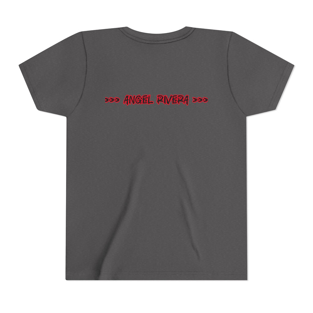 Youth Tee — "Unbreakable Confidence" Graphic Shirt with Hand Sign Design