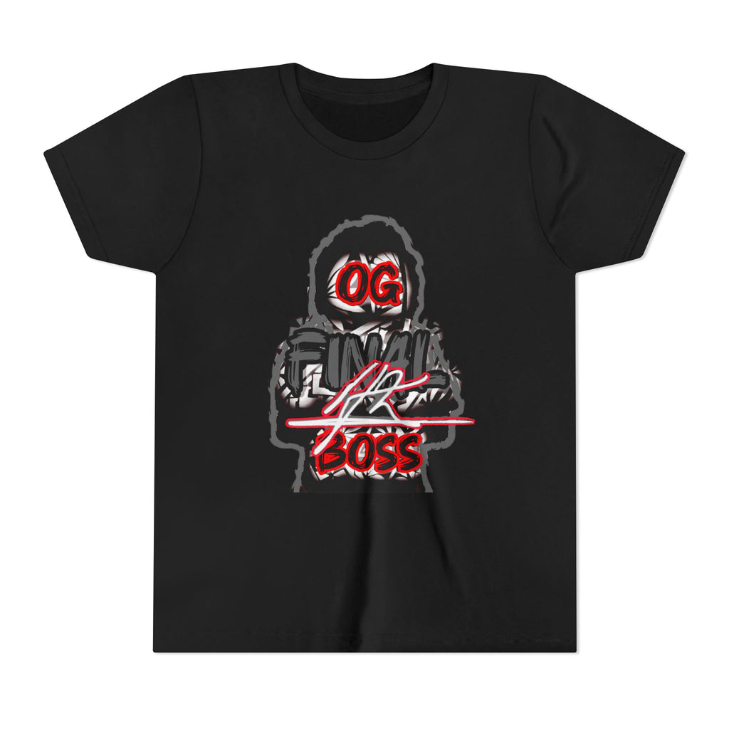Youth Tee — "OG Final Boss" - Platinum - Graphic Shirt