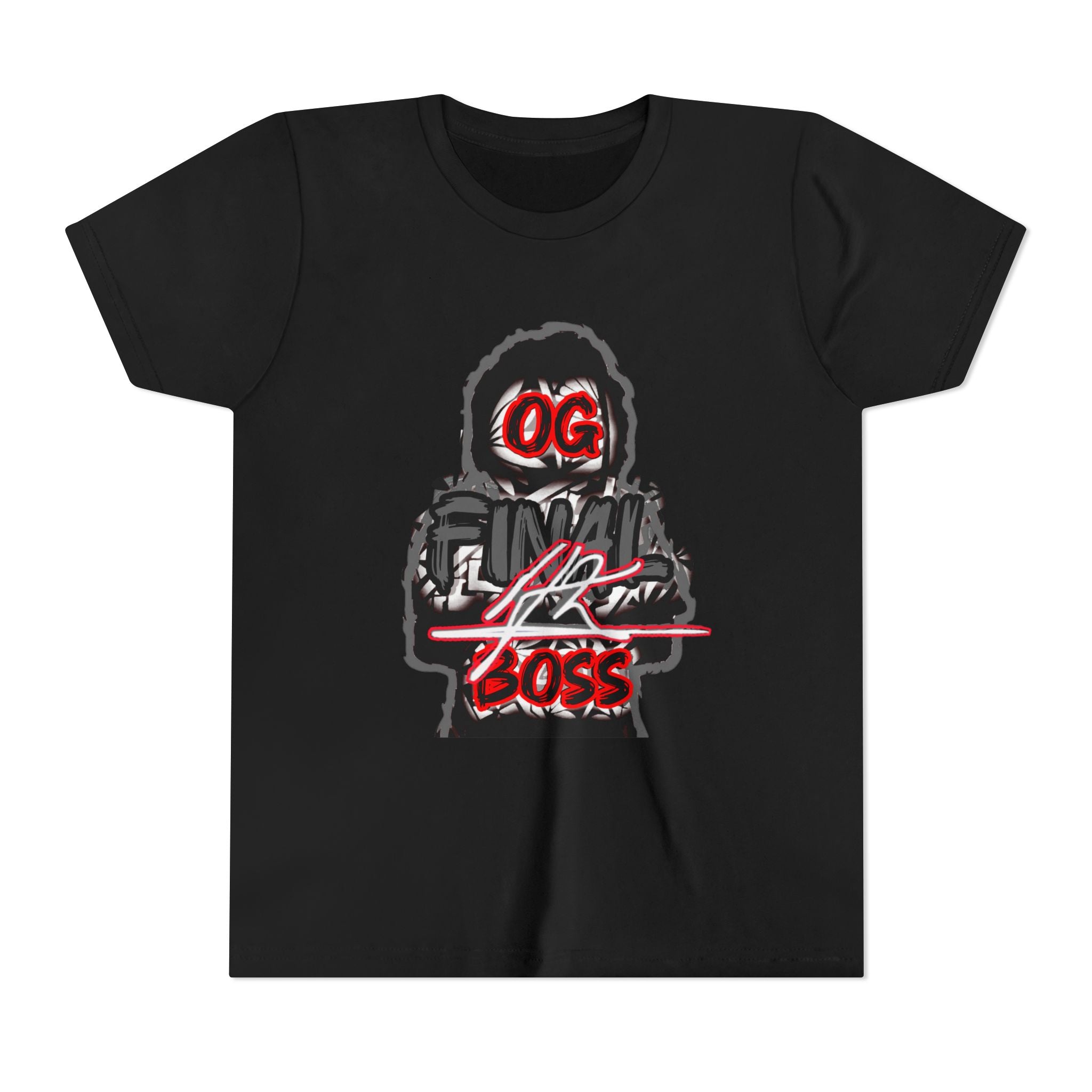Youth Tee — "OG Final Boss" - Platinum - Graphic Shirt