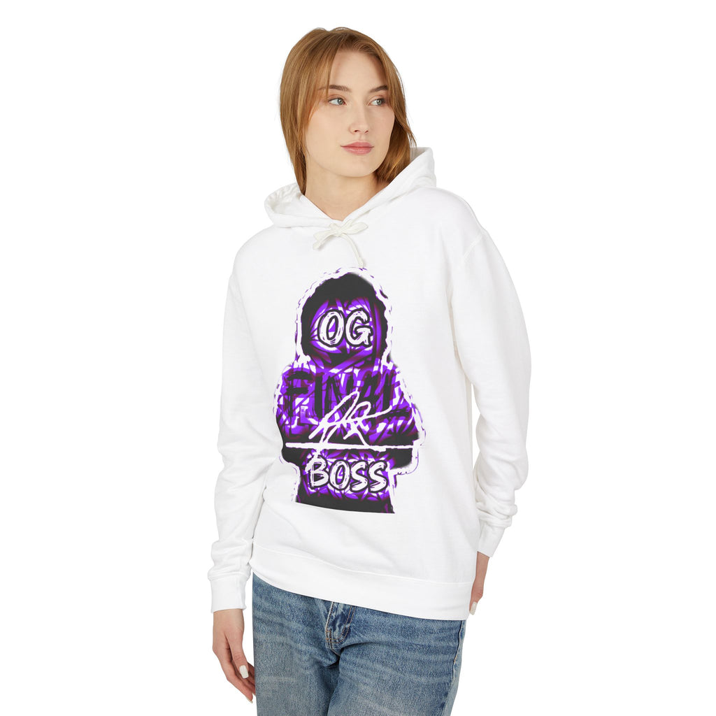 OG Final Boss Hoodie — Neon Purple Streetwear Pullover