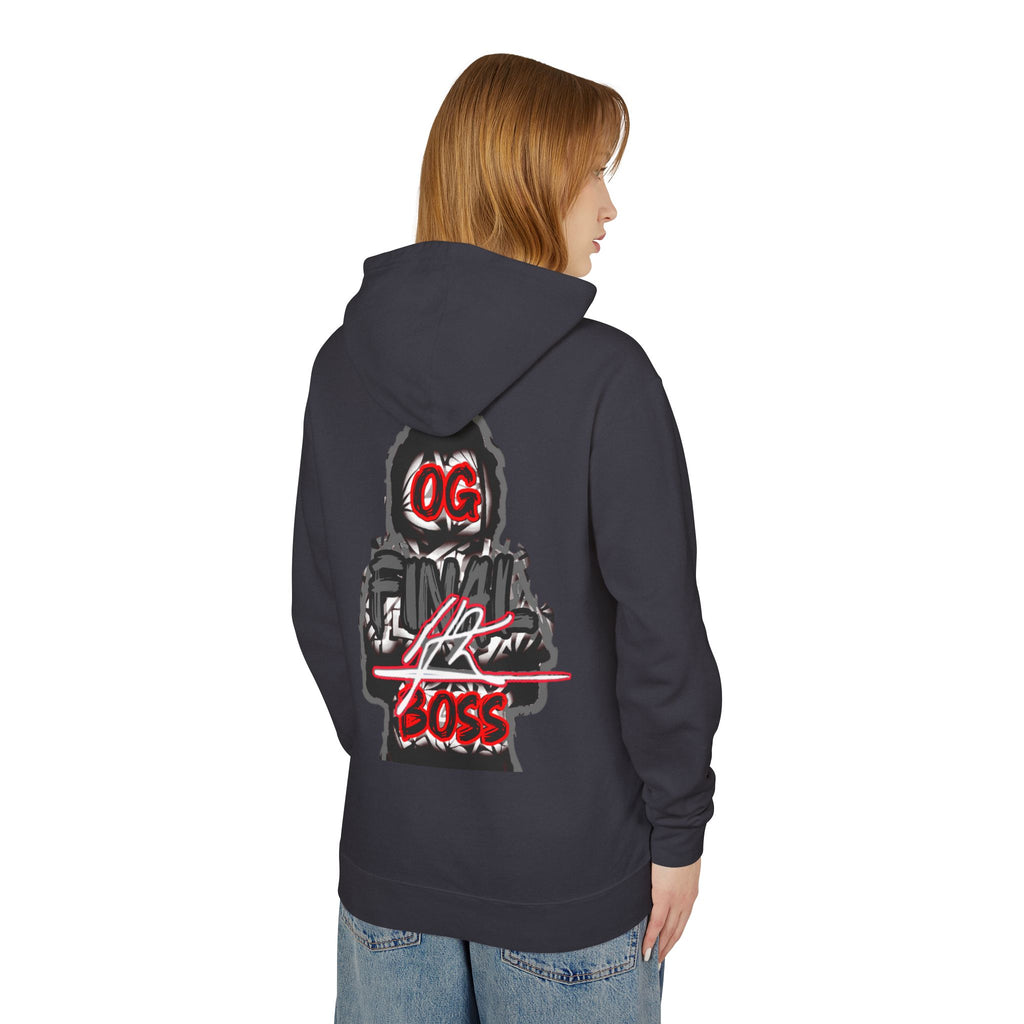 OG Final Boss Hoodie — Platinum graphic Pullover