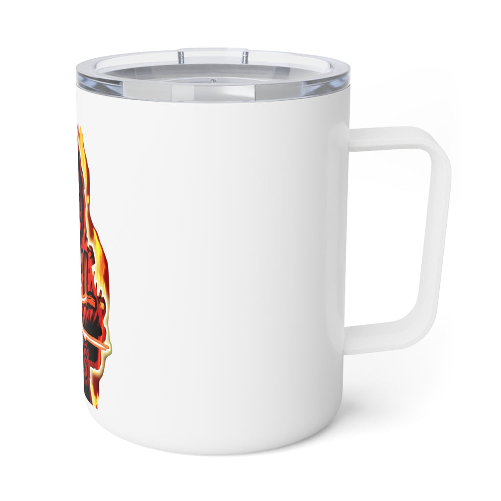 OG Final Boss Coffee Mug – 10oz - Flame Orange - Insulated Travel Tumbler