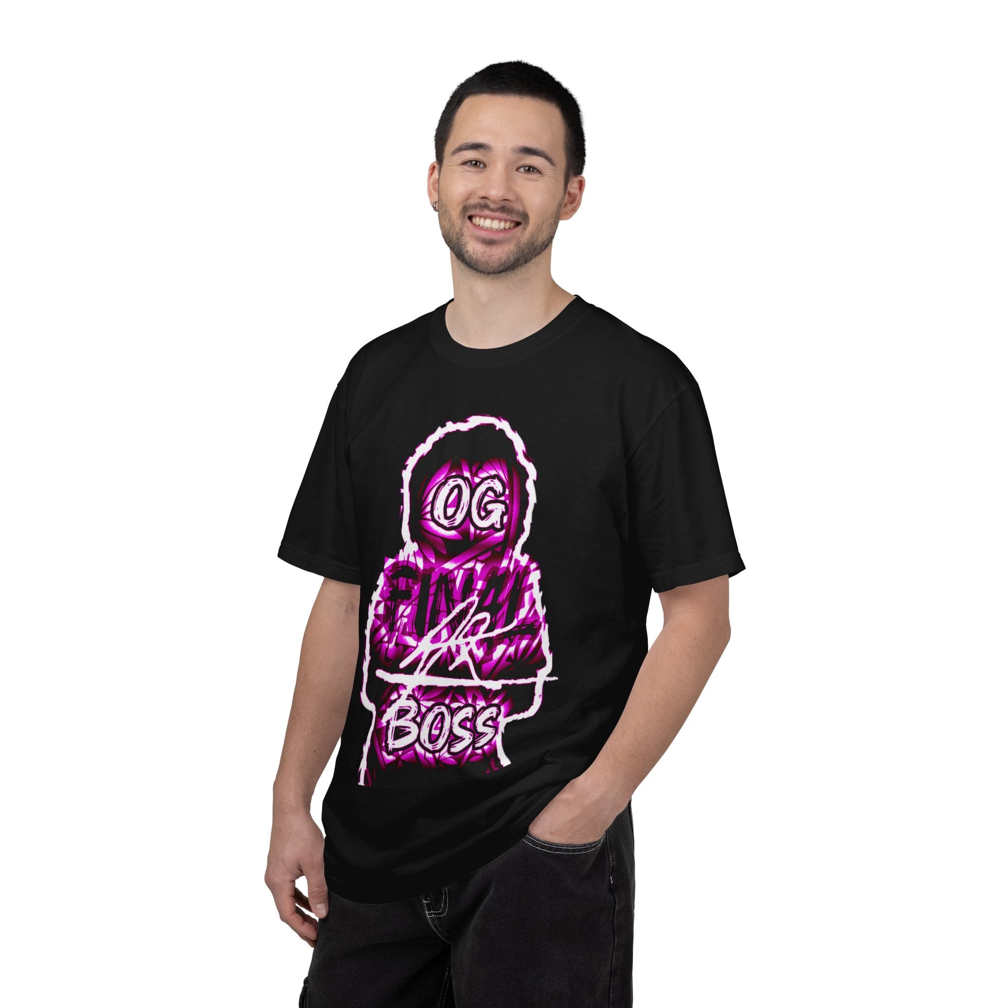 OG final Boss Graphic T-Shirt — Retro Neon Streetwear Tee