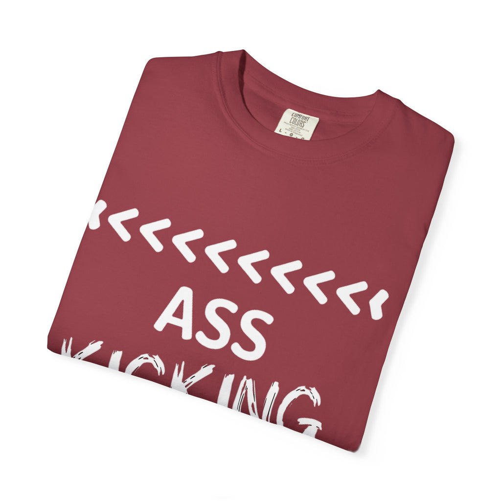 Ah kicking machine - Unisex Garment-Dyed T-shirt