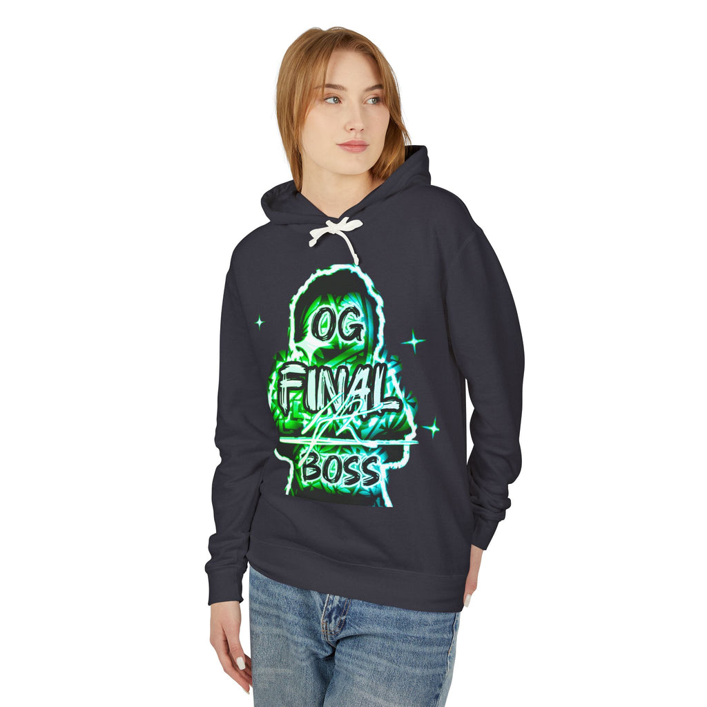 OG Final Boss Hoodie — Emerald Graphic Pullover