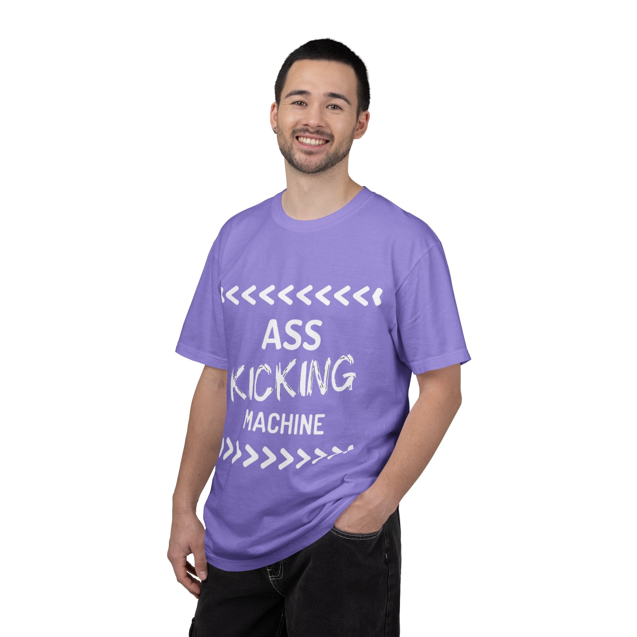Ah kicking machine - Unisex Garment-Dyed T-shirt